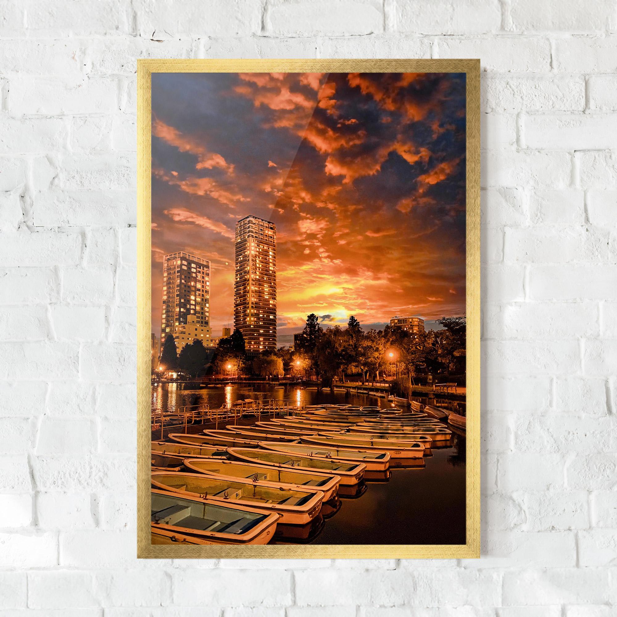 Plakat w Ramie Shinobazu mockup 0