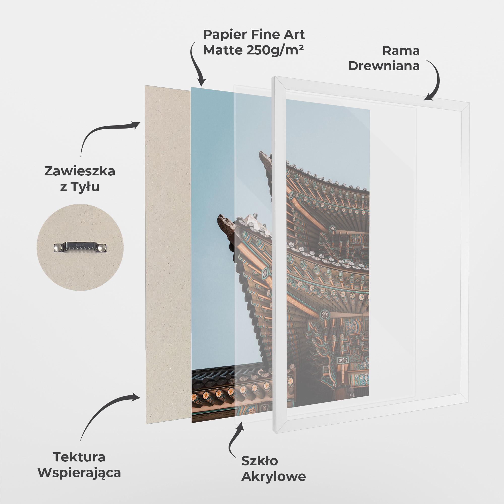 Plakat w Ramie Gyeongbokgung mockup 1