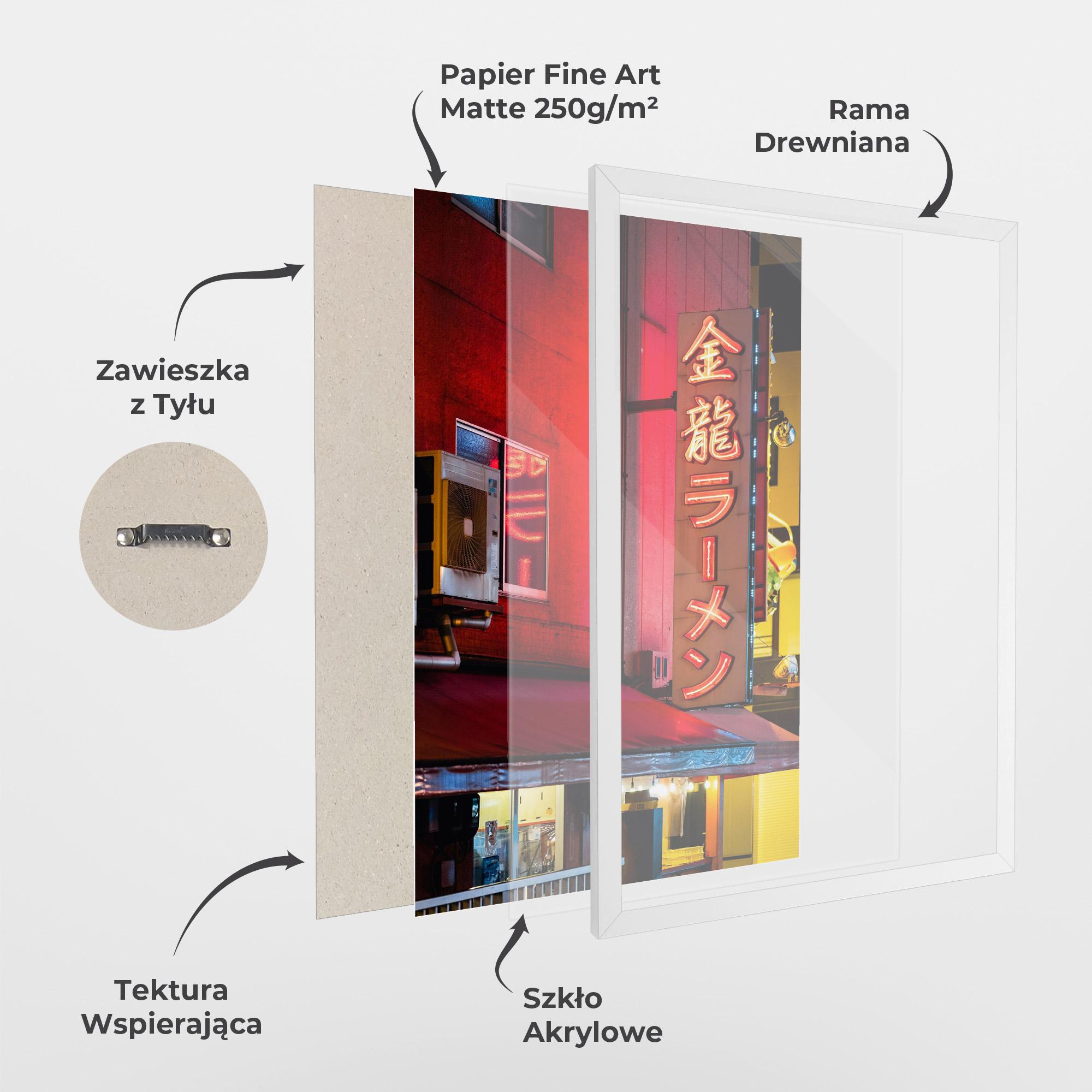 Plakat w Ramie Ramen Restaurant mockup 1