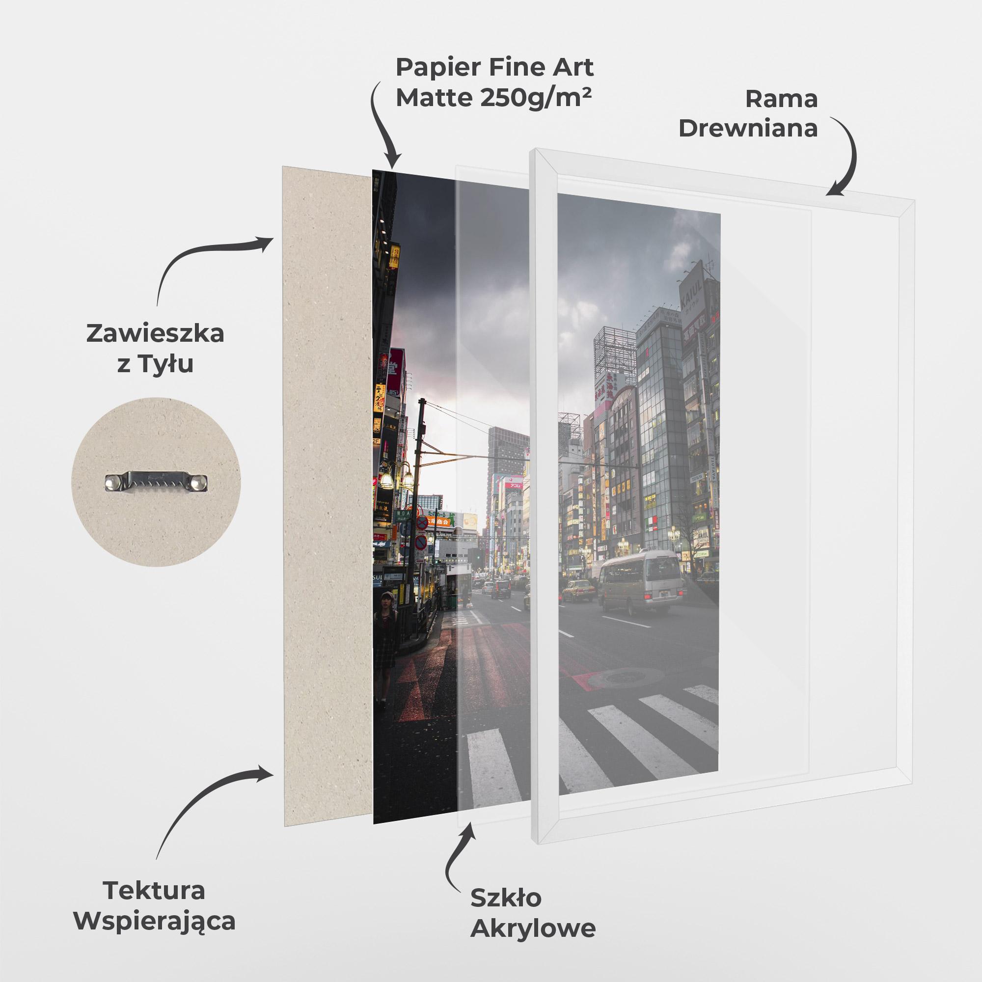 Plakat w Ramie Shinjuku mockup 1