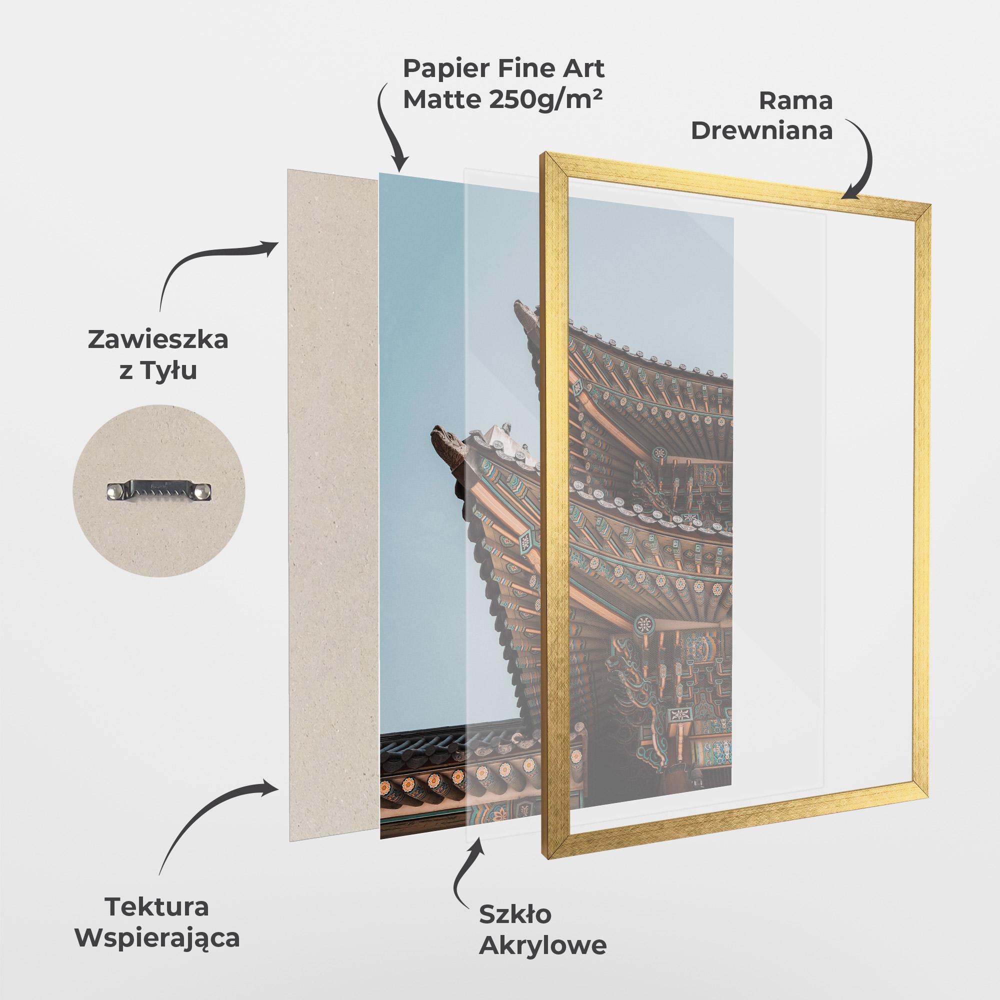 Plakat w Ramie Gyeongbokgung mockup 1