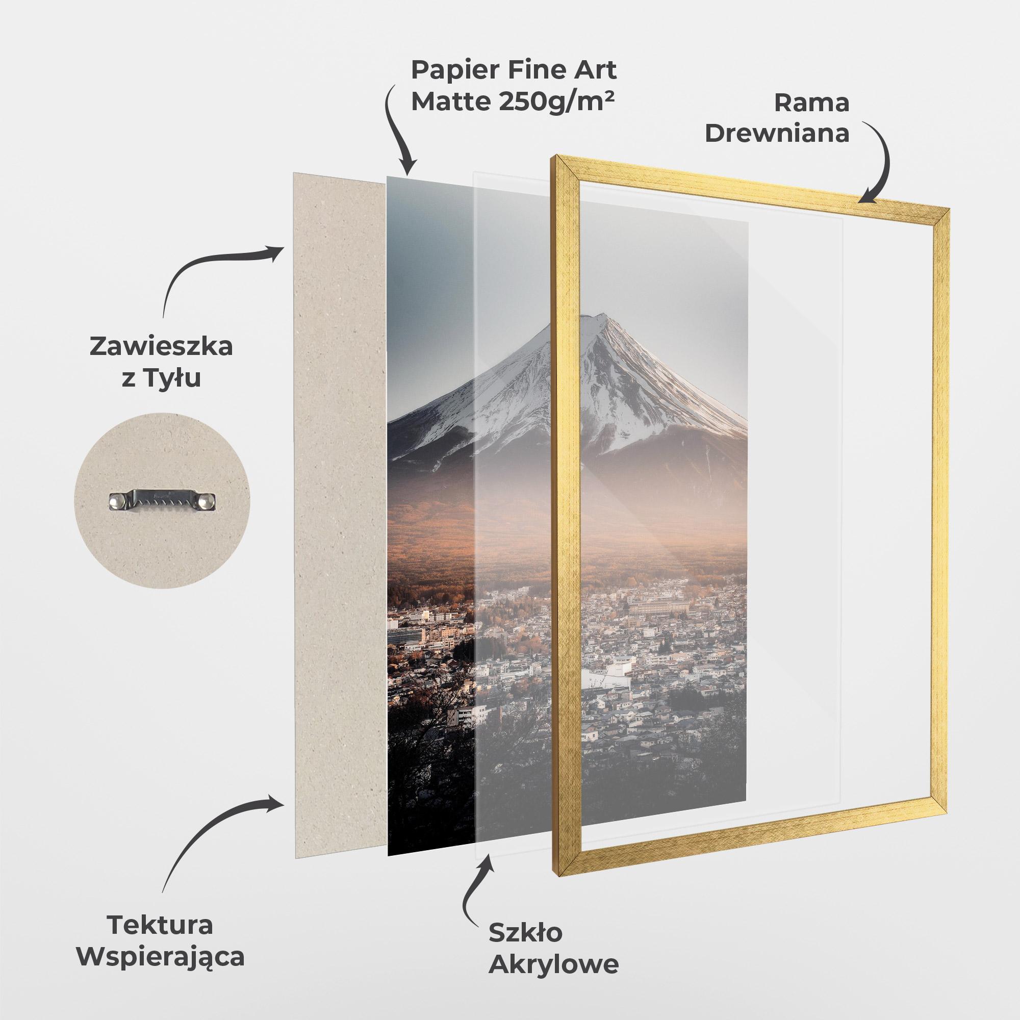 Plakat w Ramie Kuwaguchi mockup 1