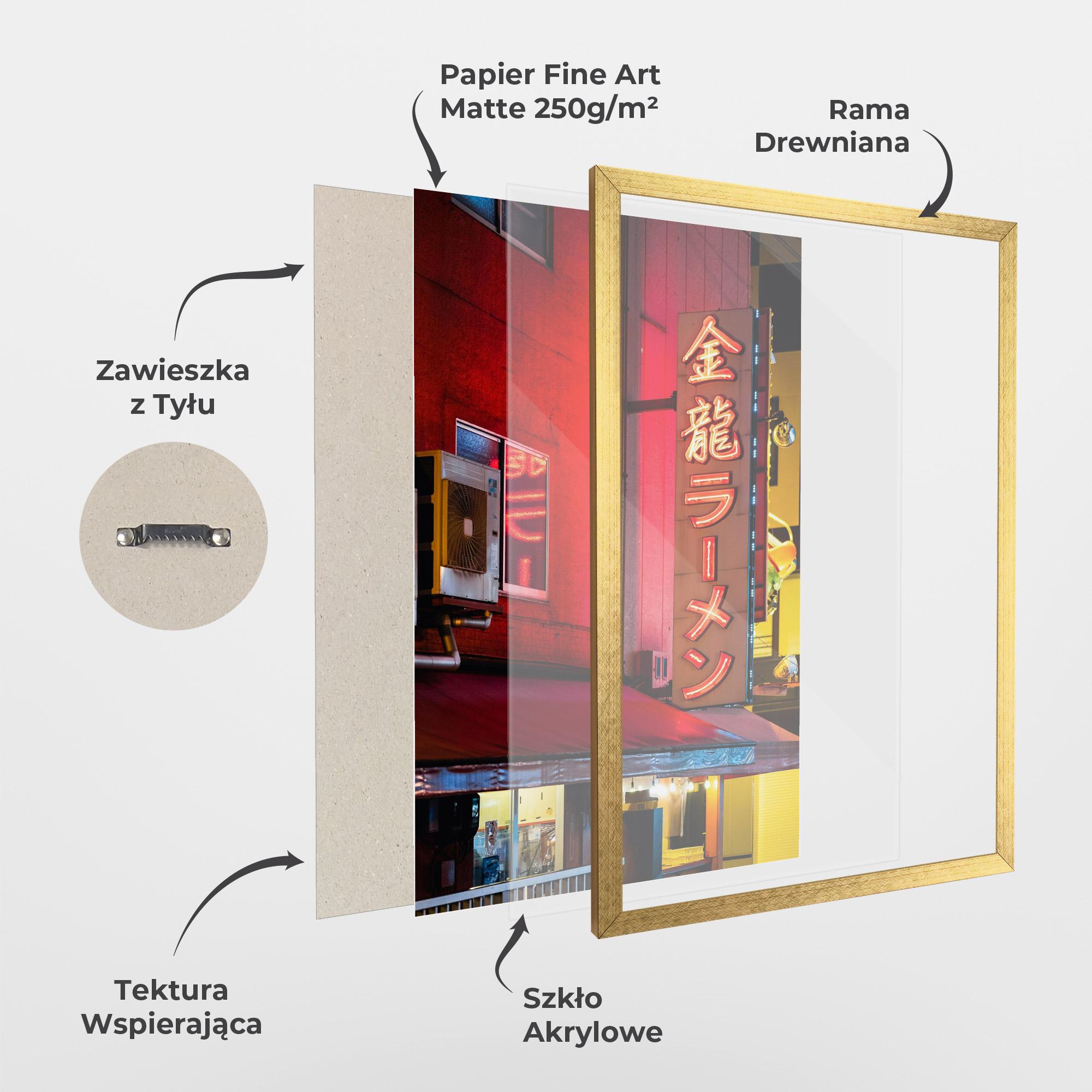 Plakat w Ramie Ramen Restaurant mockup 1