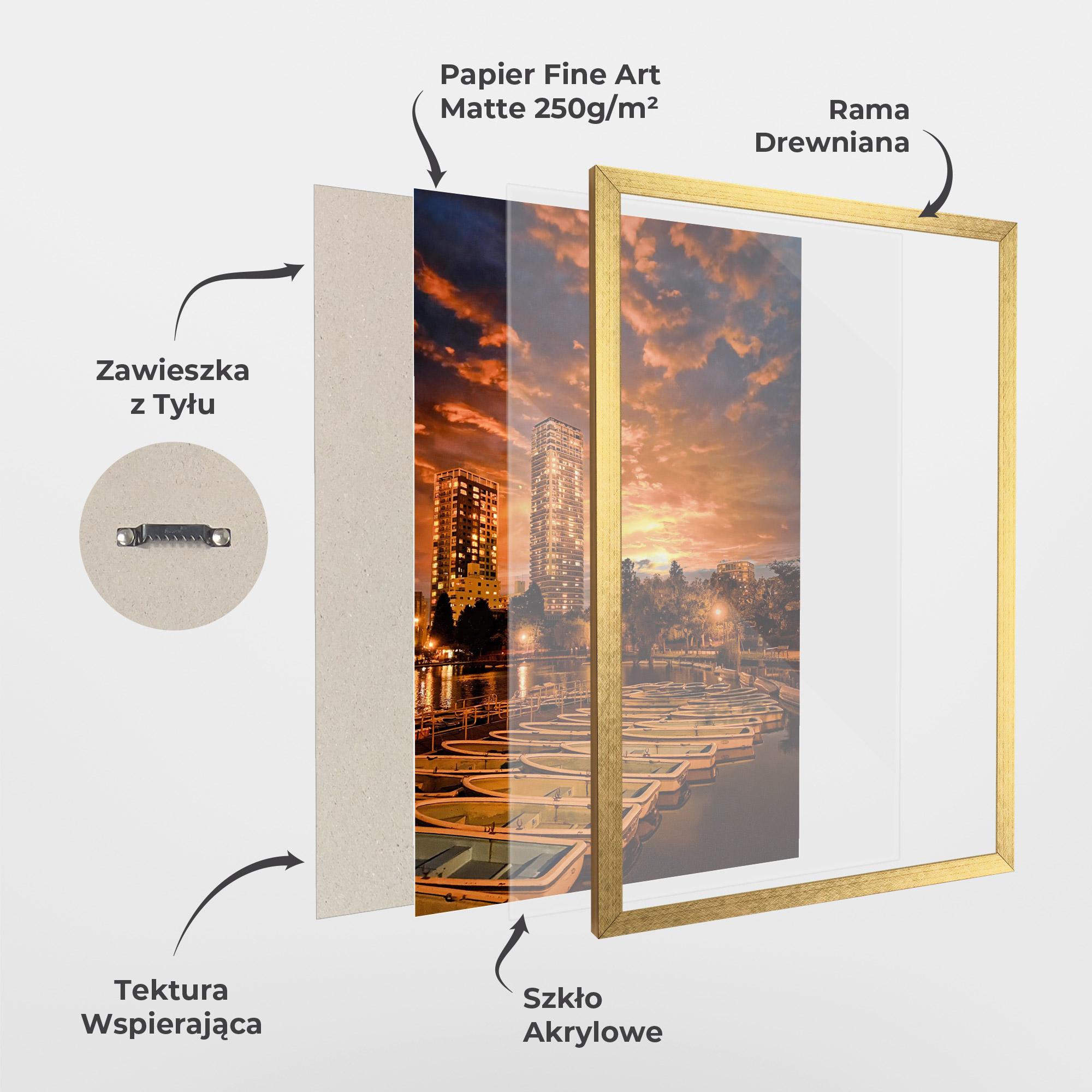 Plakat w Ramie Shinobazu mockup 1