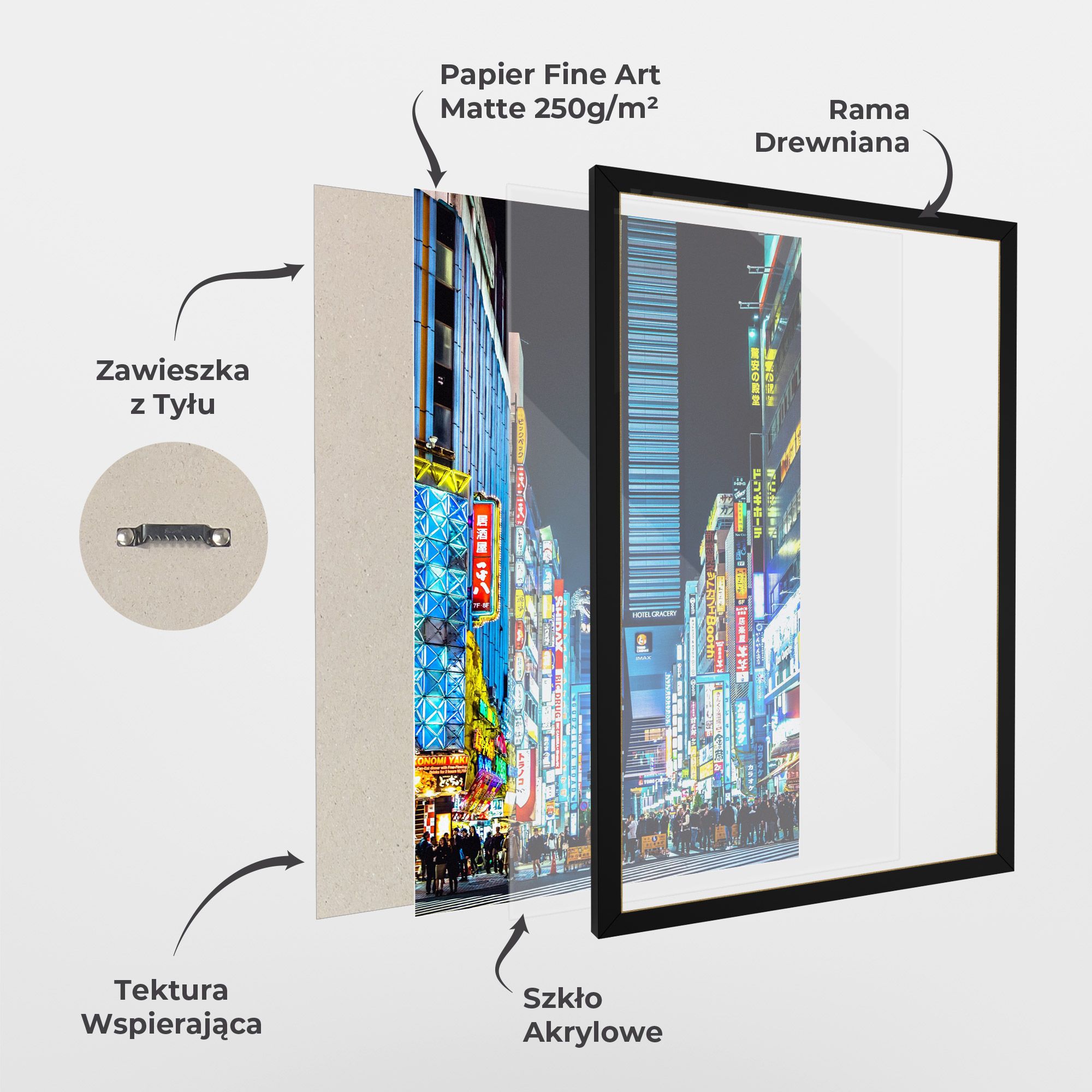 Colorful City Lights mockup 1