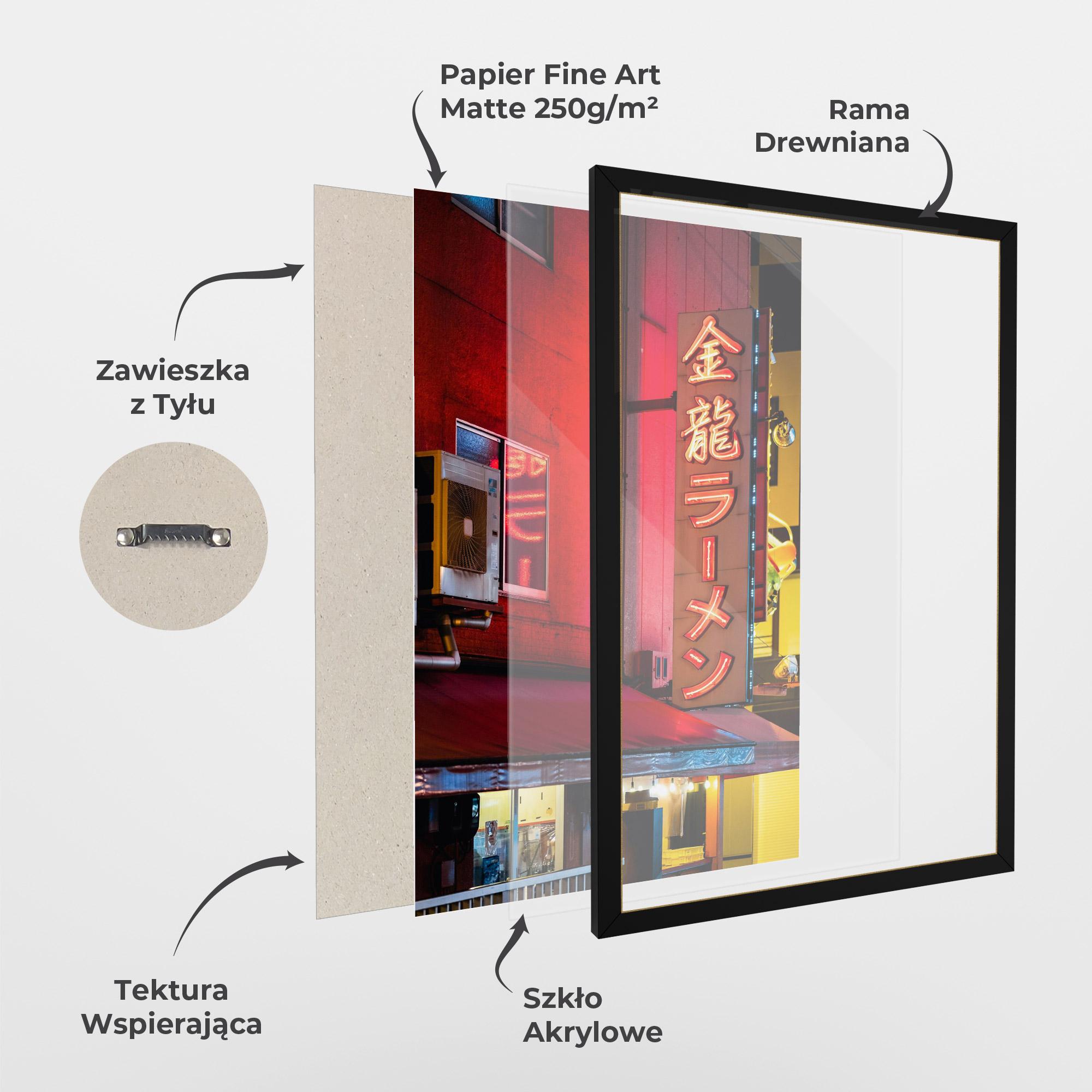 Plakat w Ramie Ramen Restaurant mockup 1