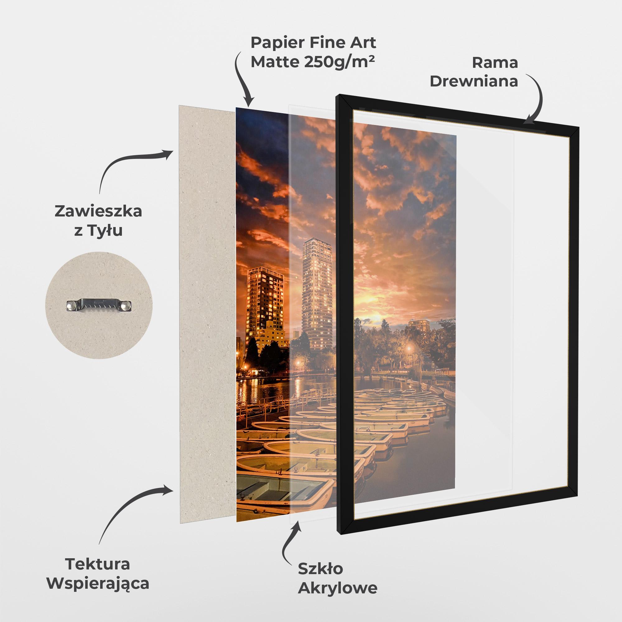 Plakat w Ramie Shinobazu mockup 1