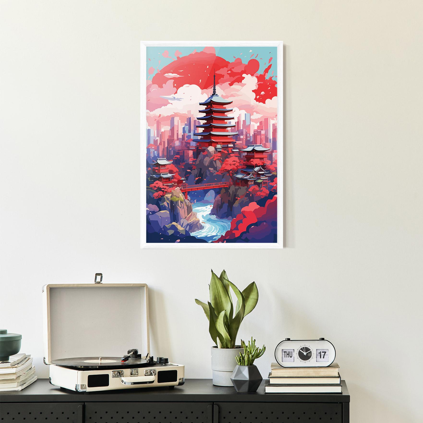 Plakat w Ramie City Style Art mockup 2