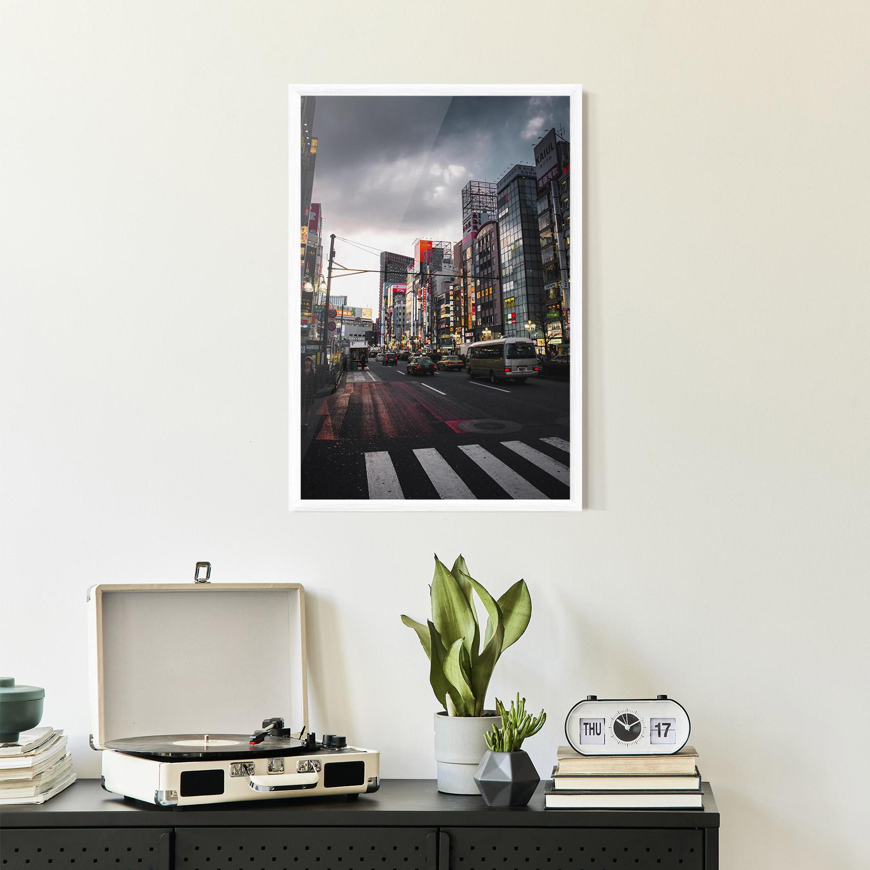 Plakat w Ramie Shinjuku mockup 2
