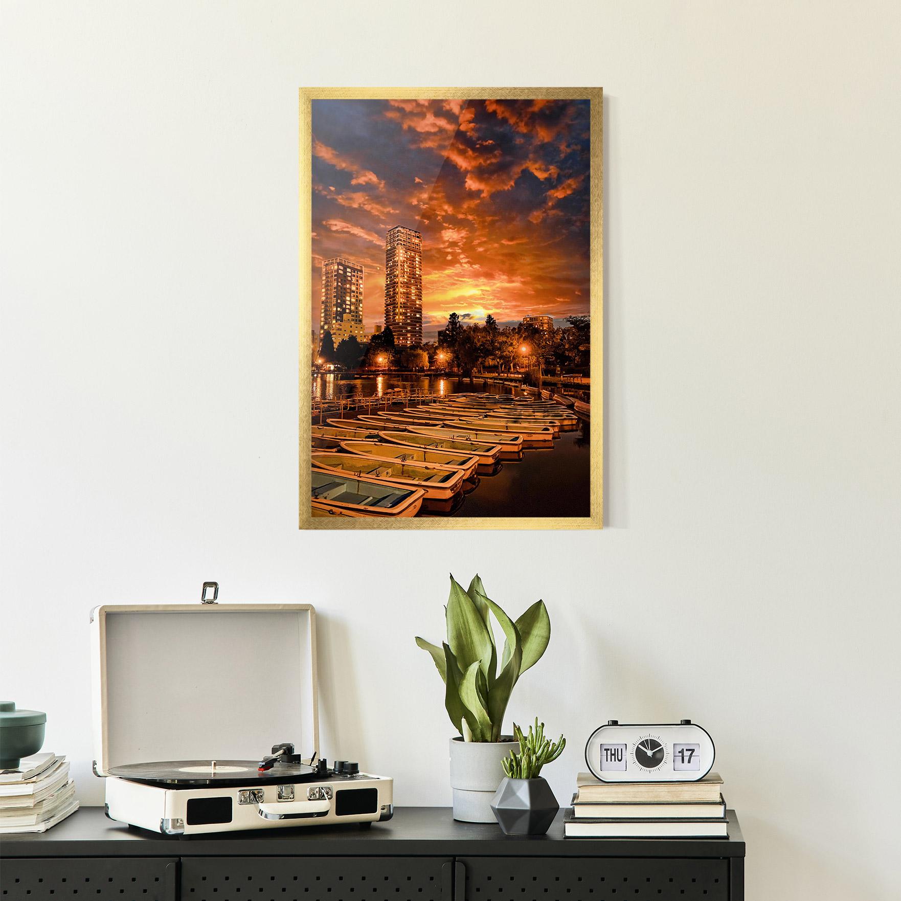 Plakat w Ramie Shinobazu mockup 2