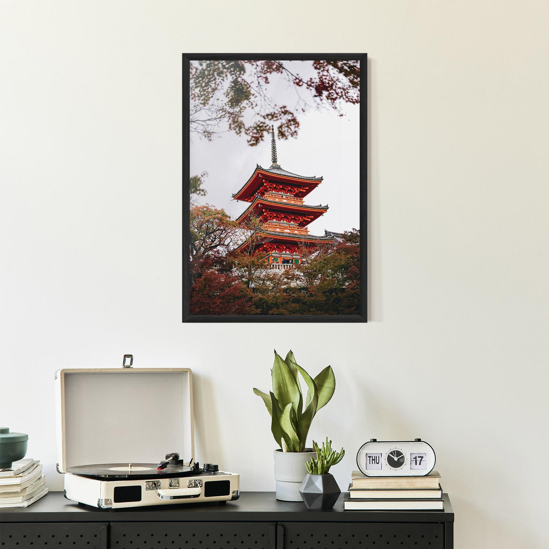 Plakat w Ramie Kiyomizu Dera mockup 2