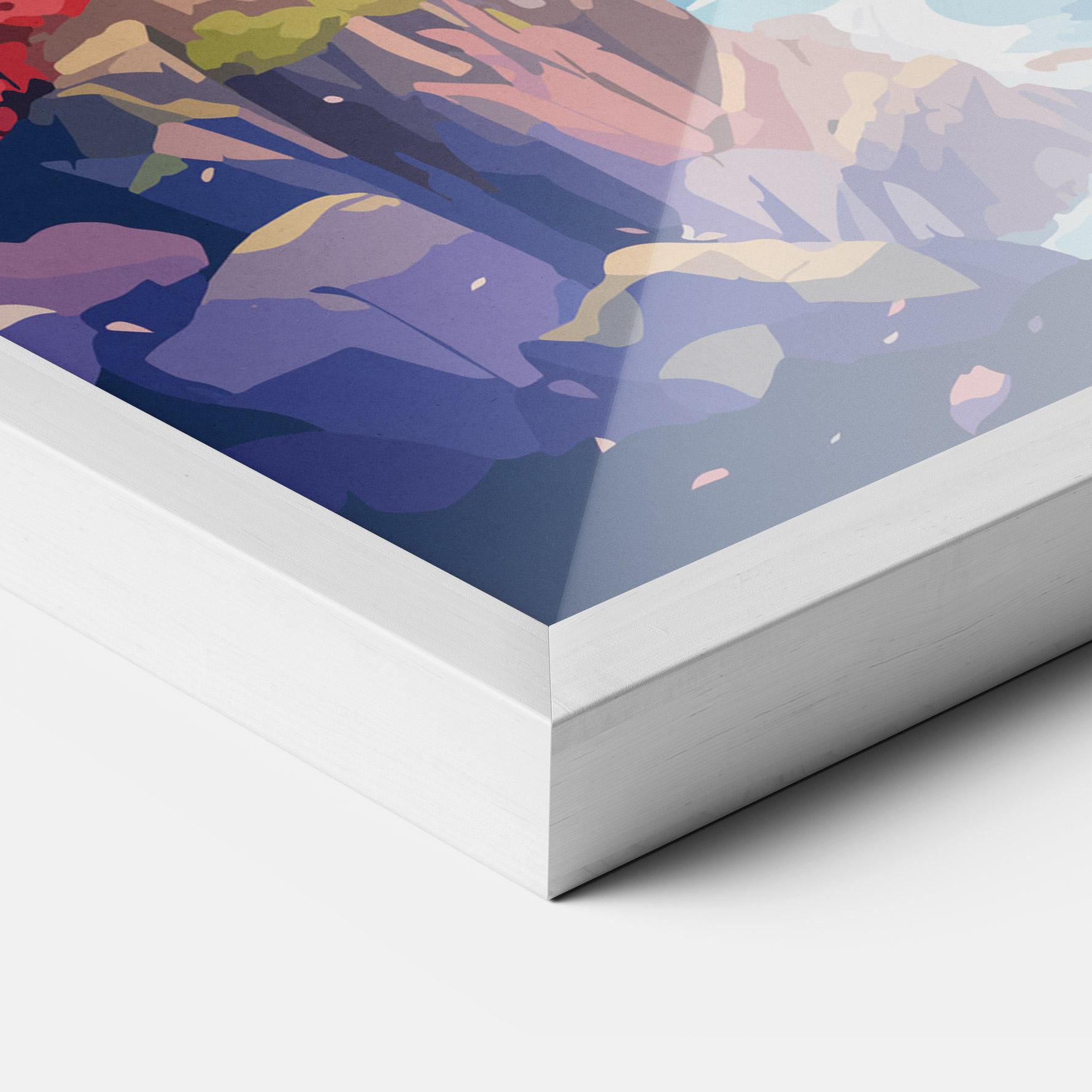 Plakat w Ramie City Style Art mockup 3