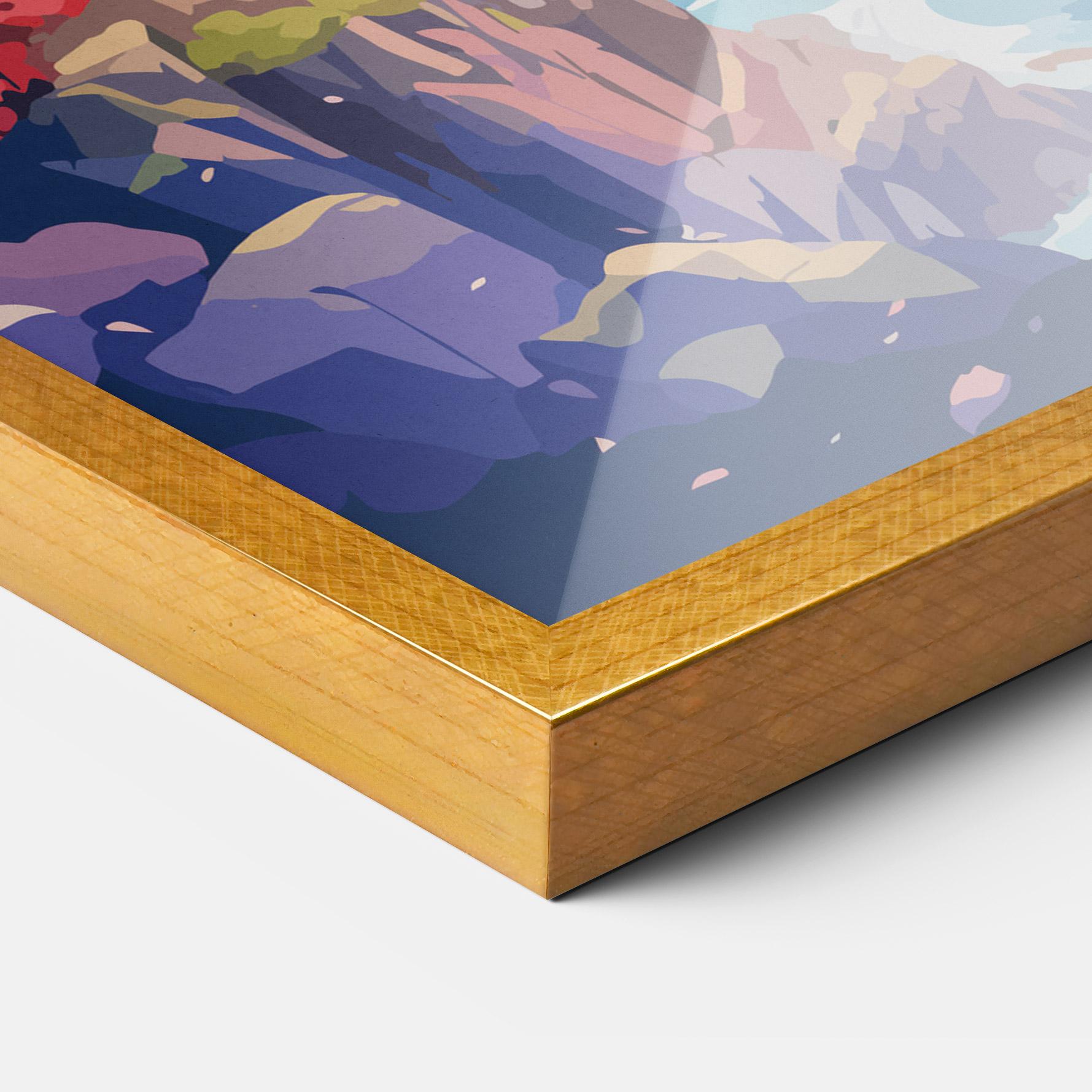 Plakat w Ramie City Style Art mockup 3