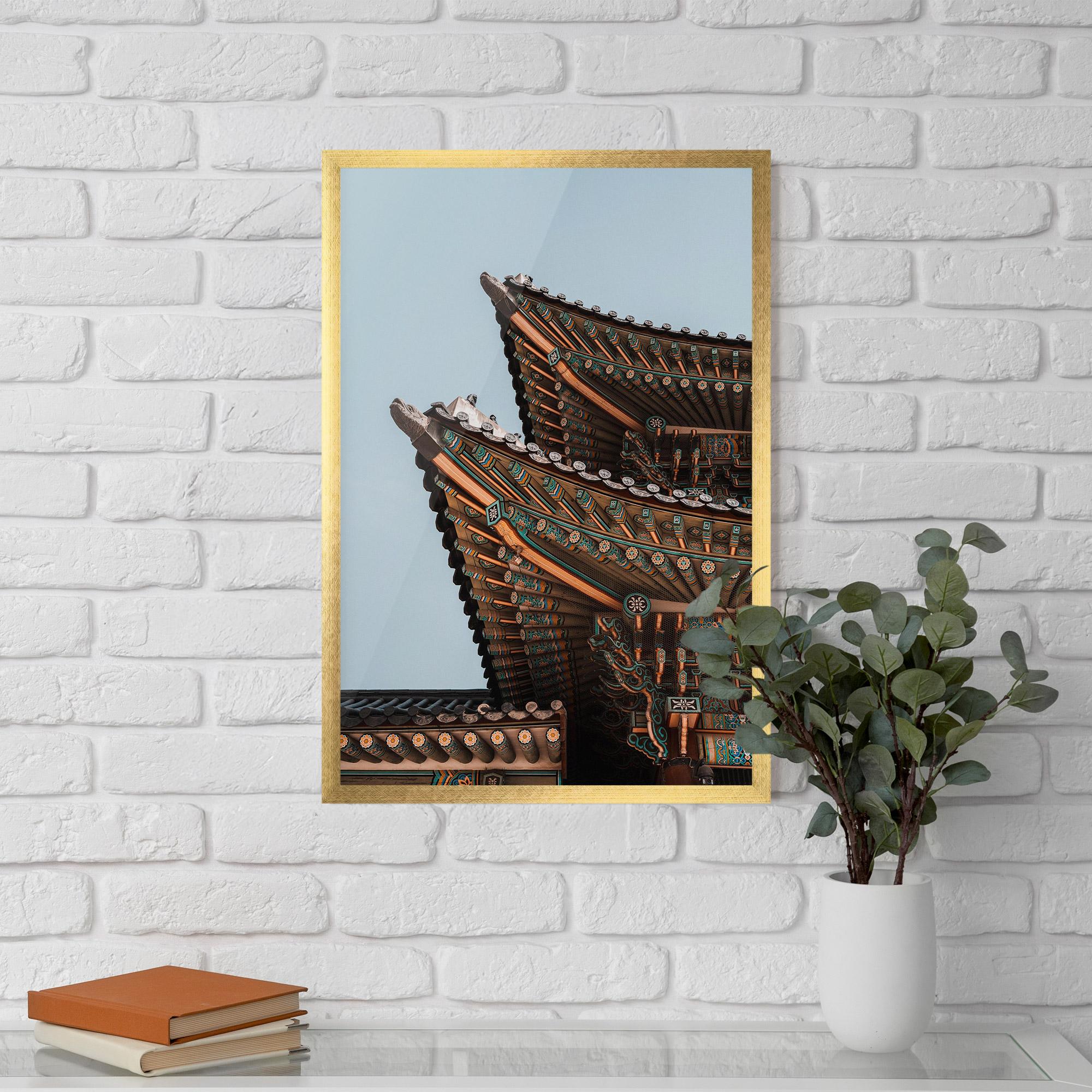 Plakat w Ramie Gyeongbokgung mockup 5