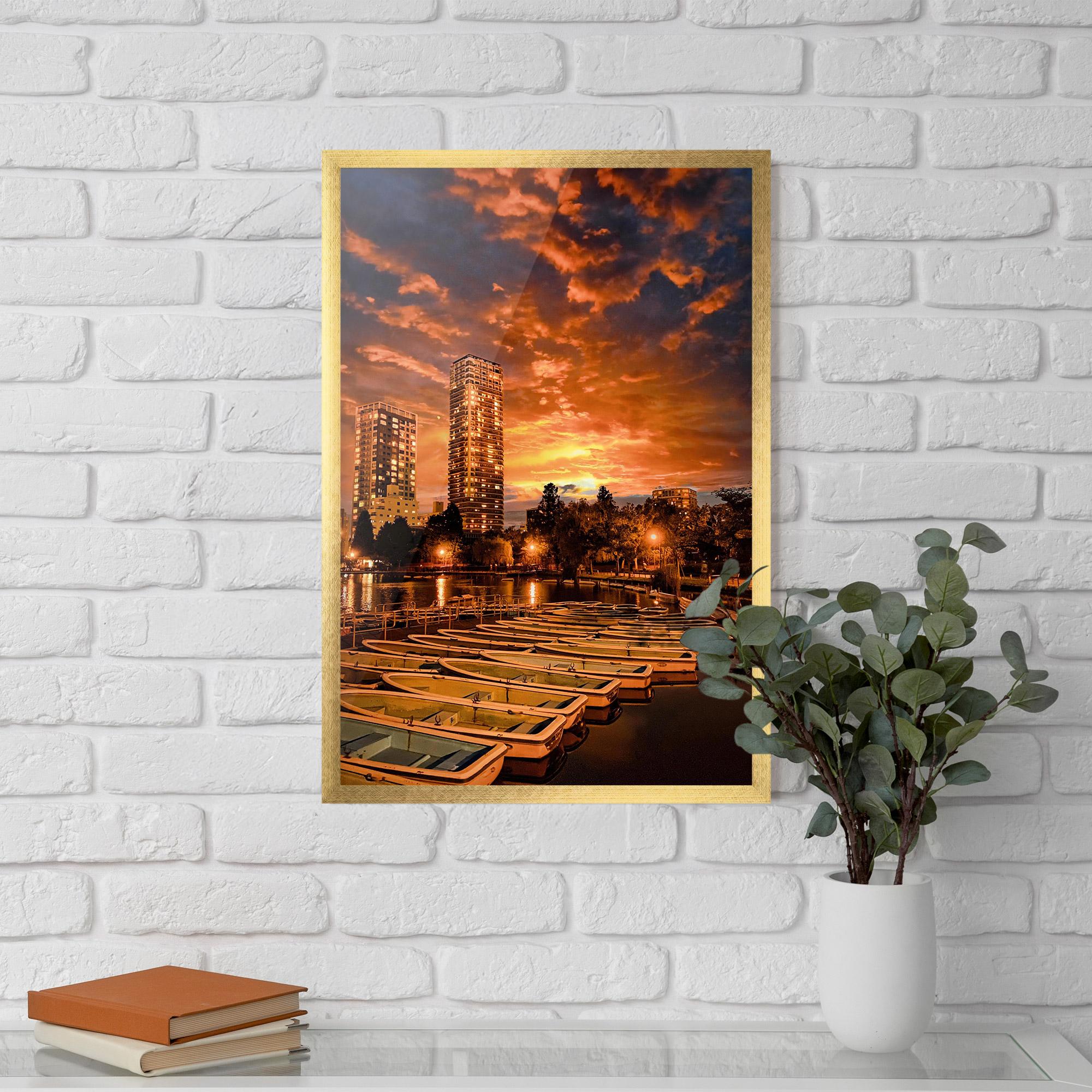 Plakat w Ramie Shinobazu mockup 5