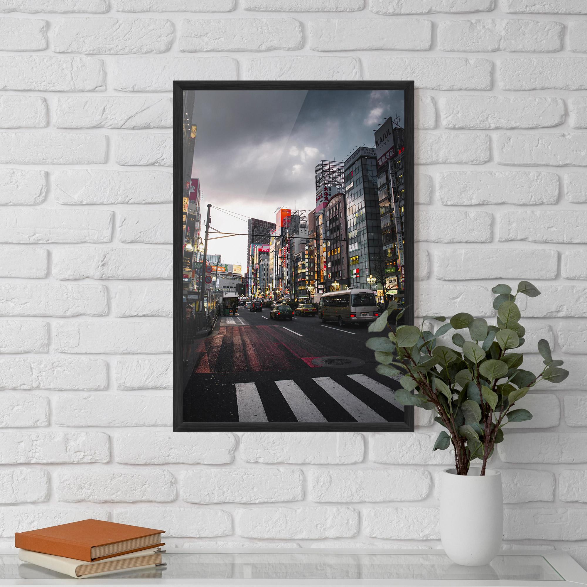 Plakat w Ramie Shinjuku mockup 5