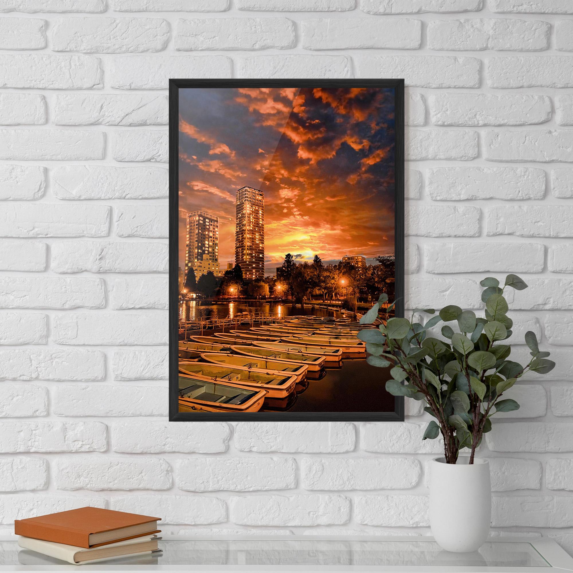 Plakat w Ramie Shinobazu mockup 5