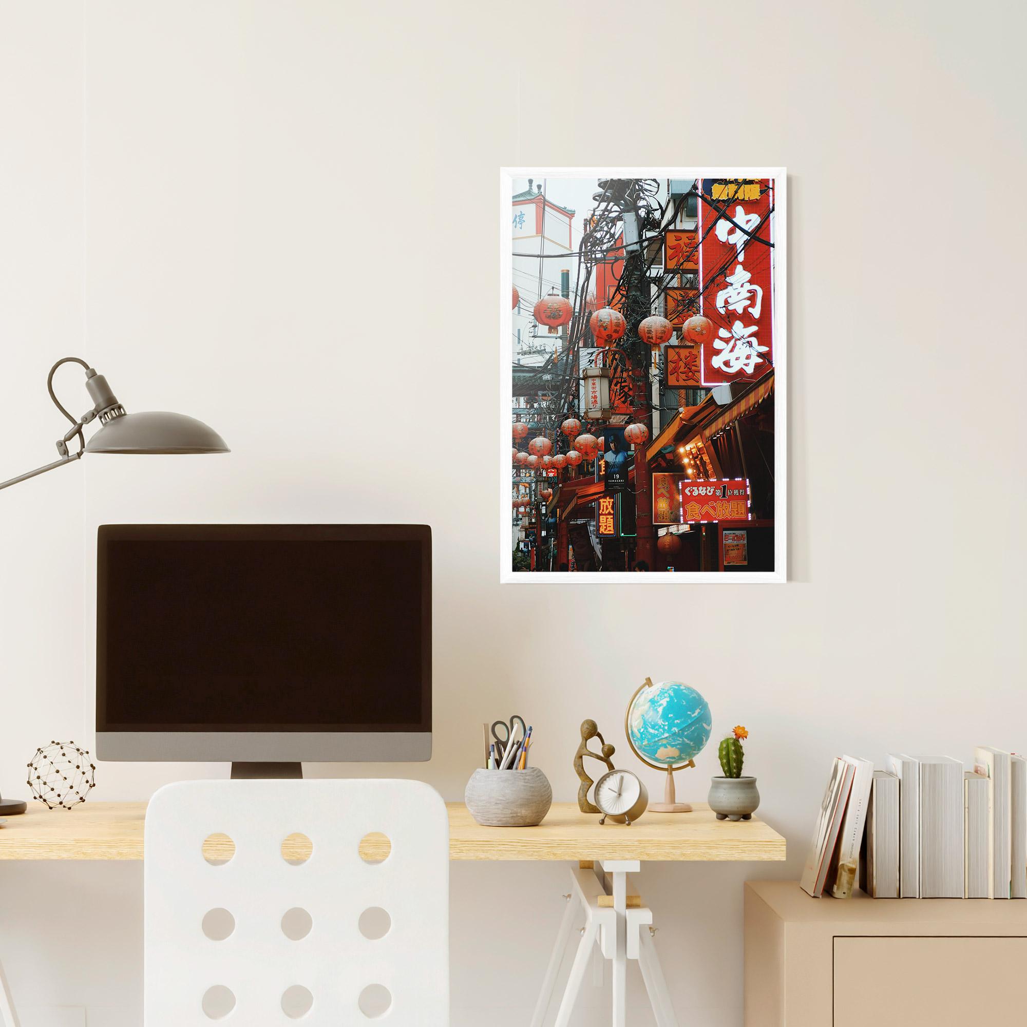 Plakat w Ramie Chinatown mockup 6