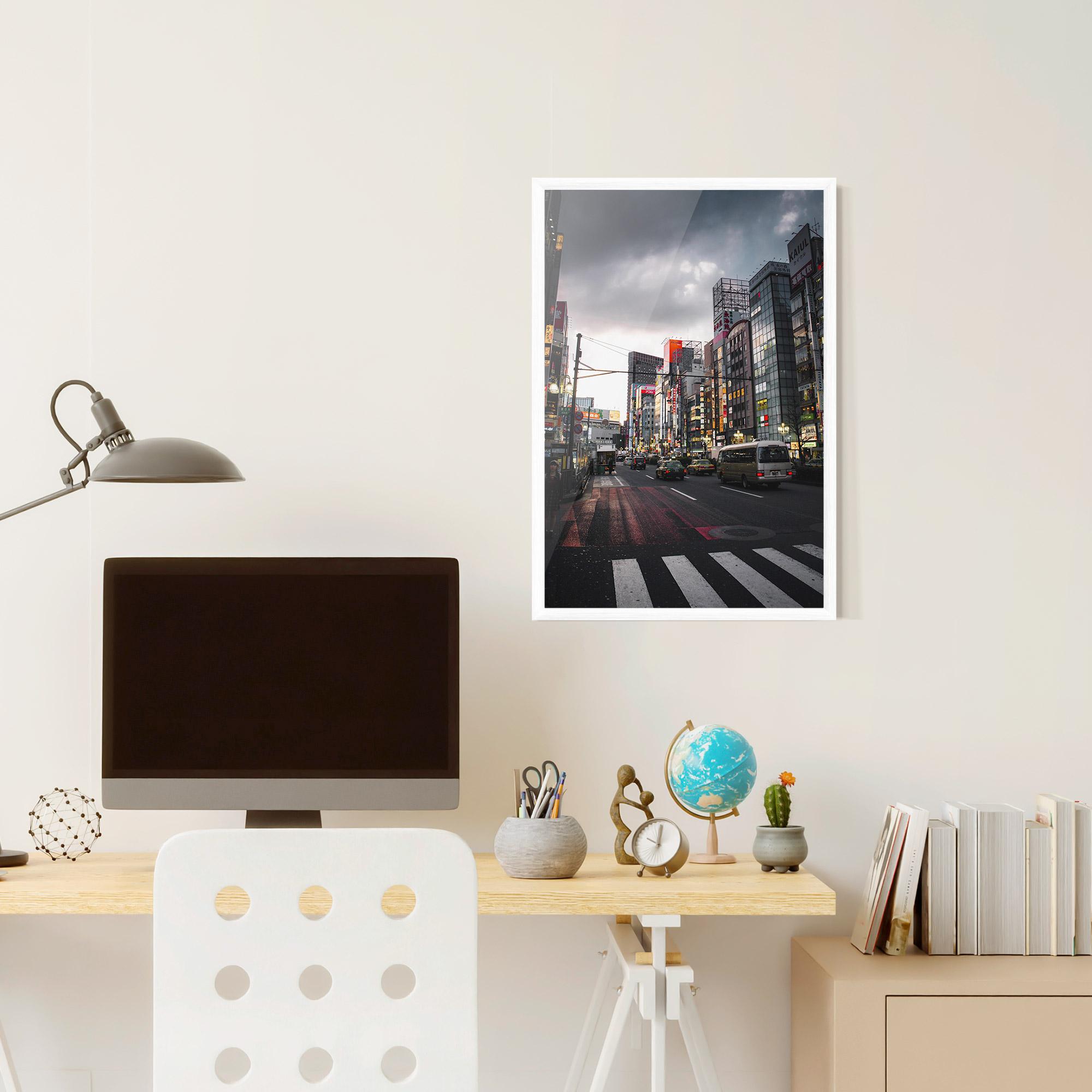 Plakat w Ramie Shinjuku mockup 6