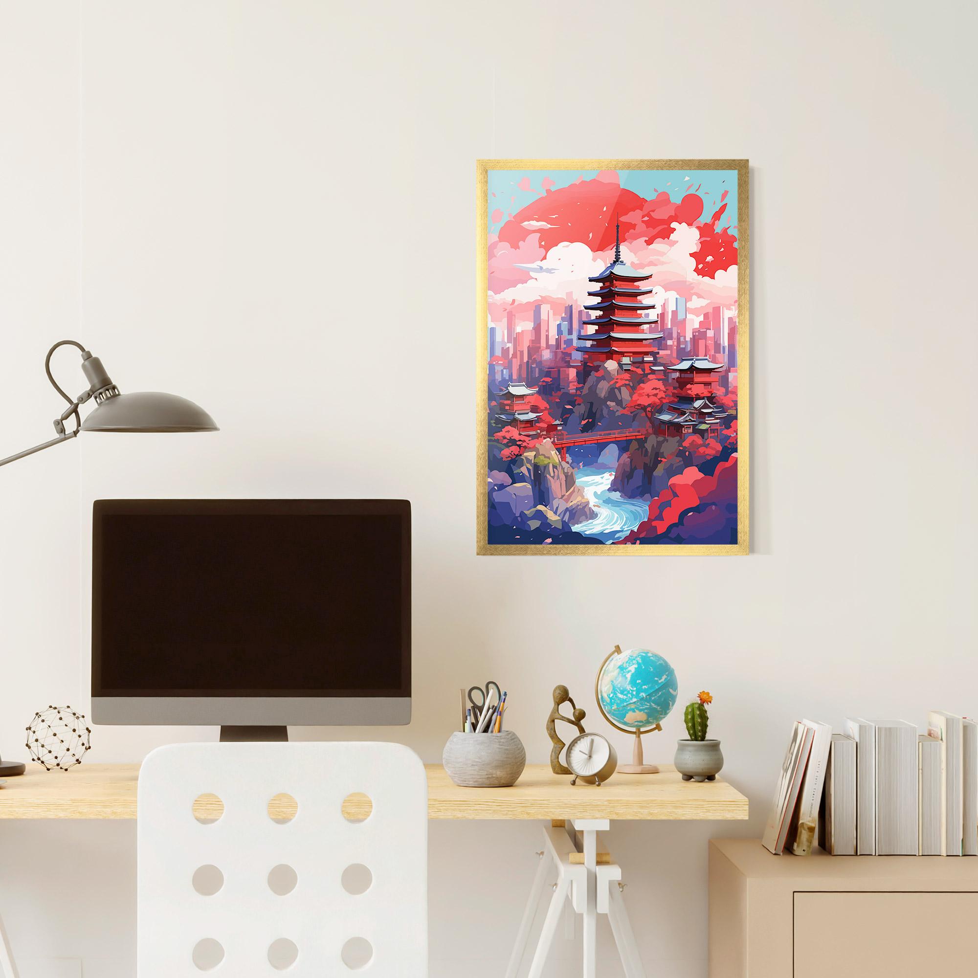 Plakat w Ramie City Style Art mockup 6