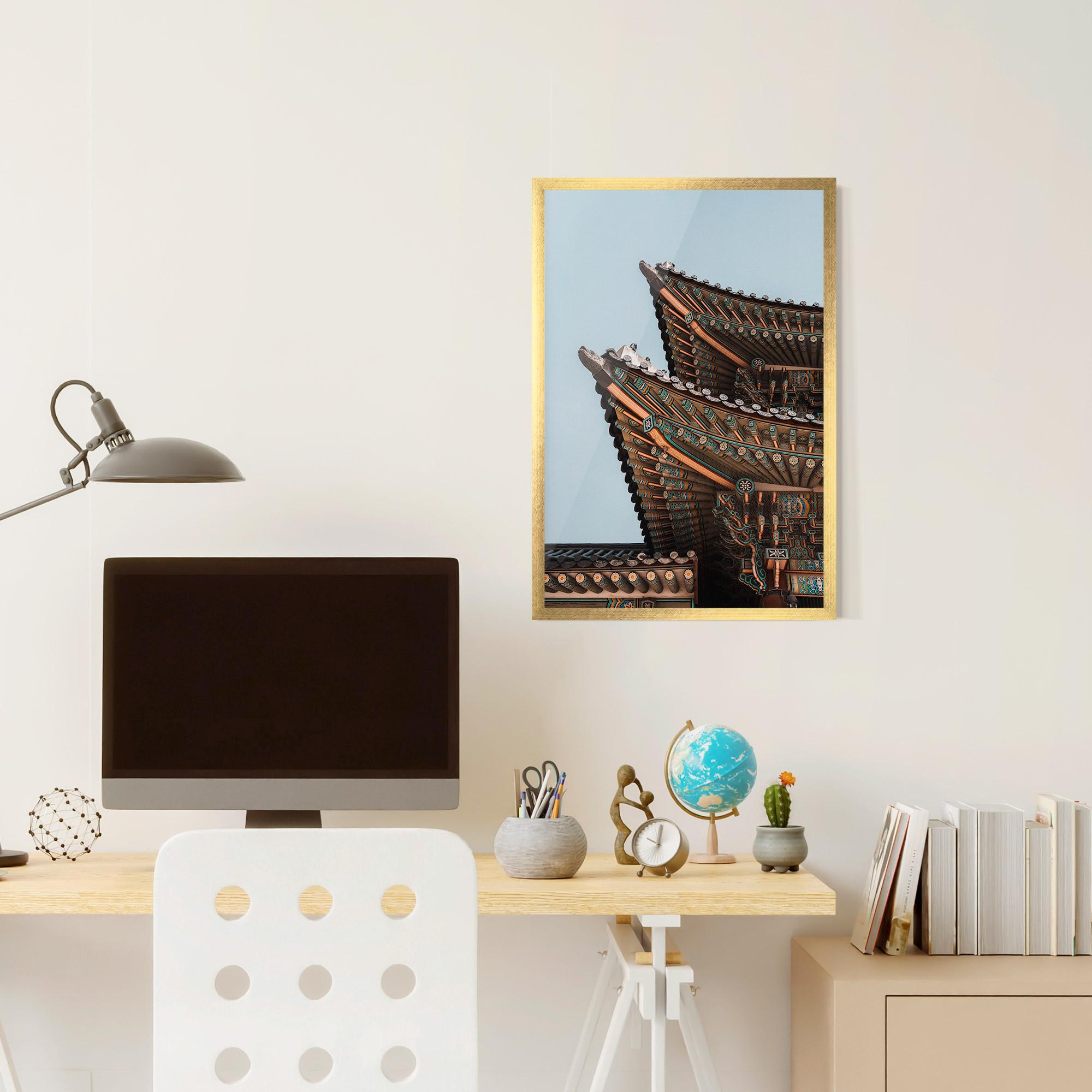 Plakat w Ramie Gyeongbokgung mockup 6