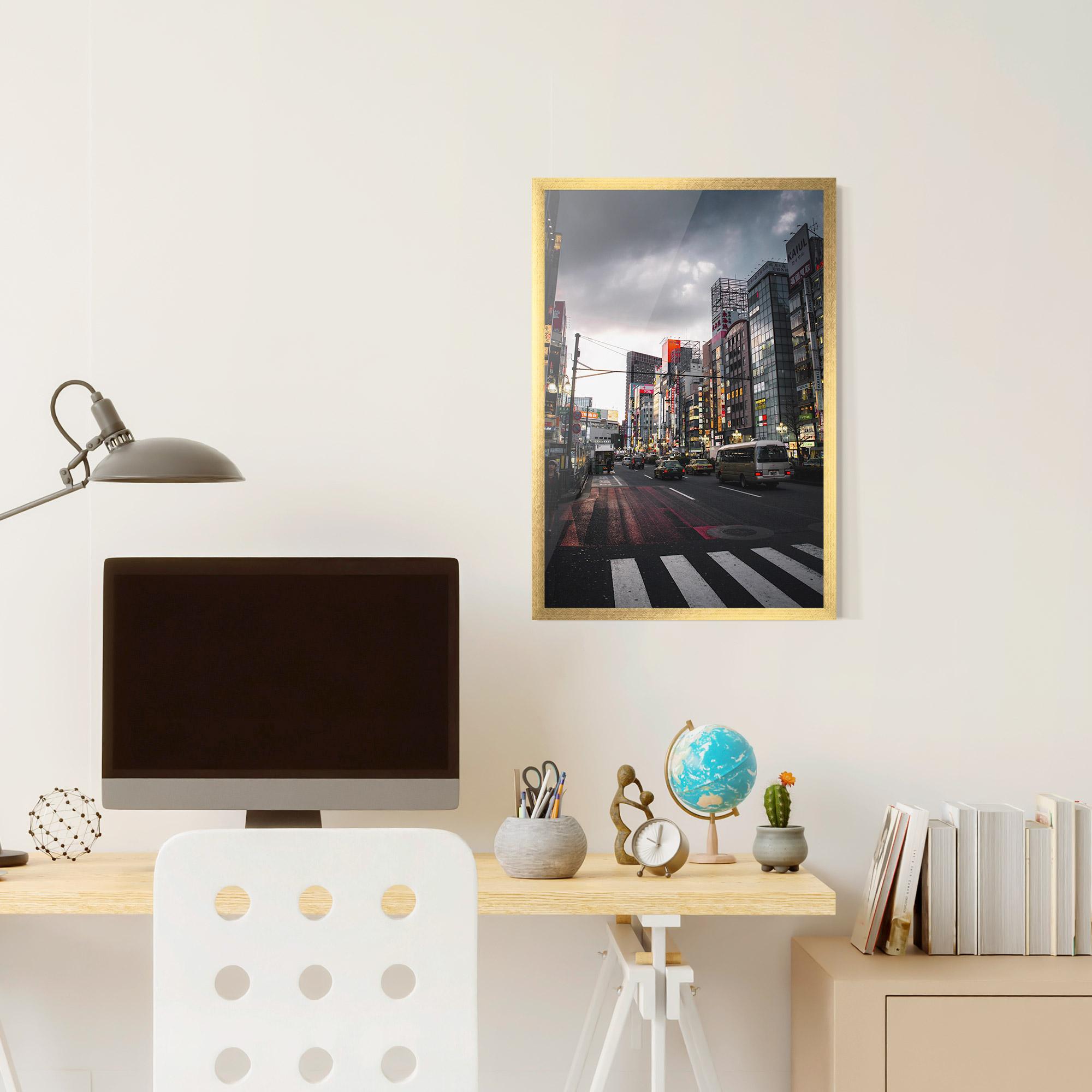 Plakat w Ramie Shinjuku mockup 6