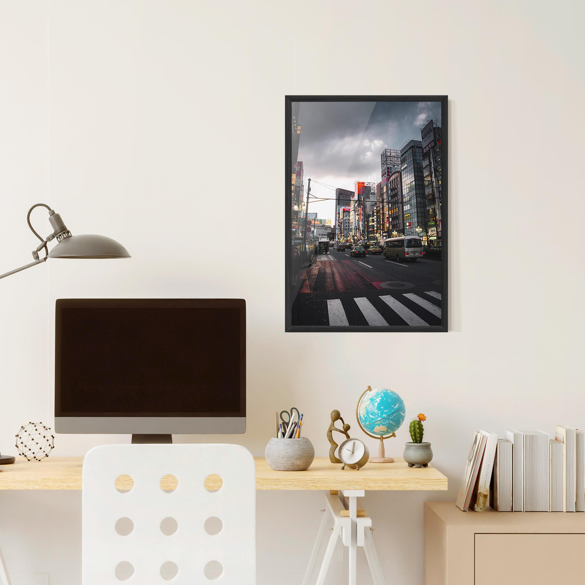 Plakat w Ramie Shinjuku mockup 6