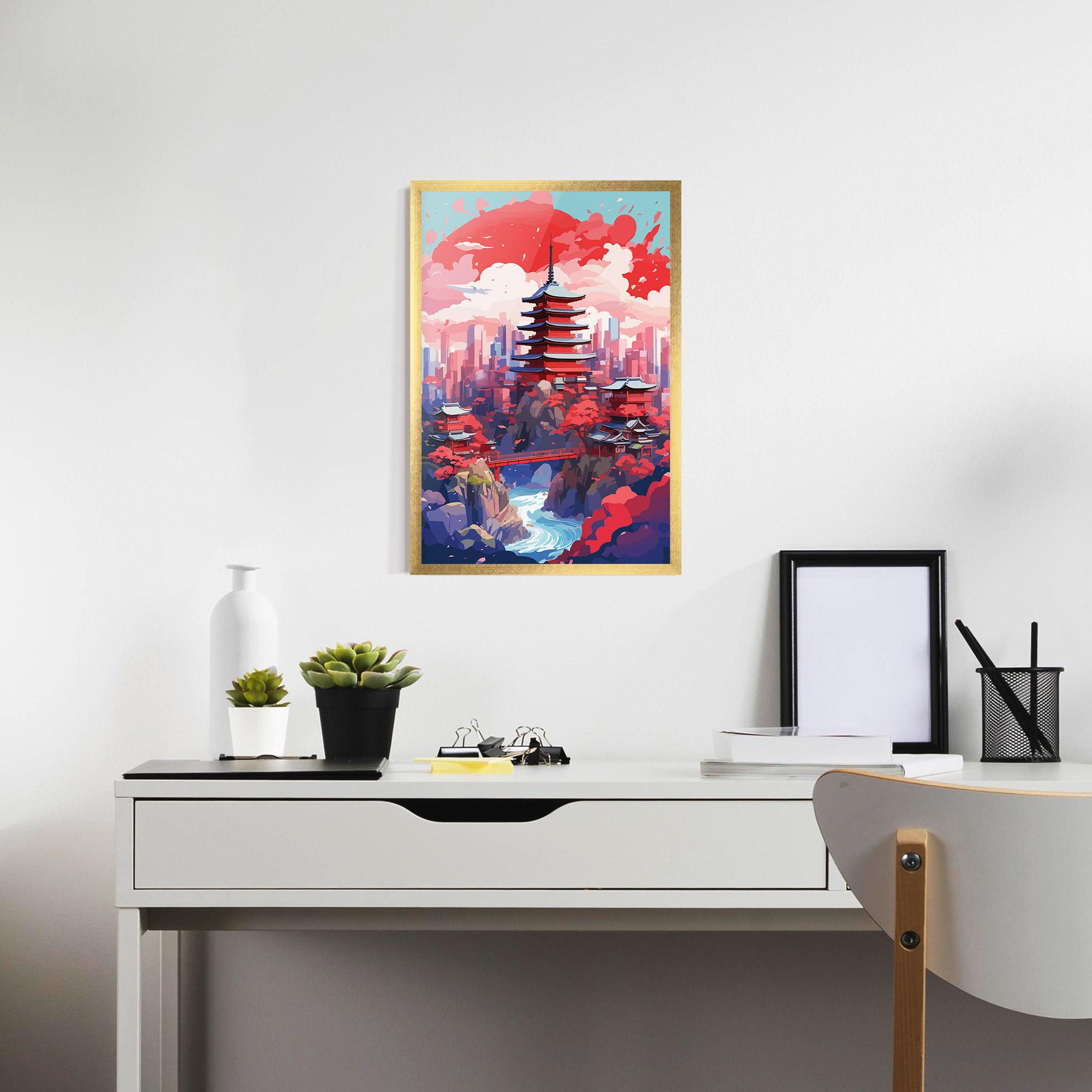 Plakat w Ramie City Style Art mockup 7