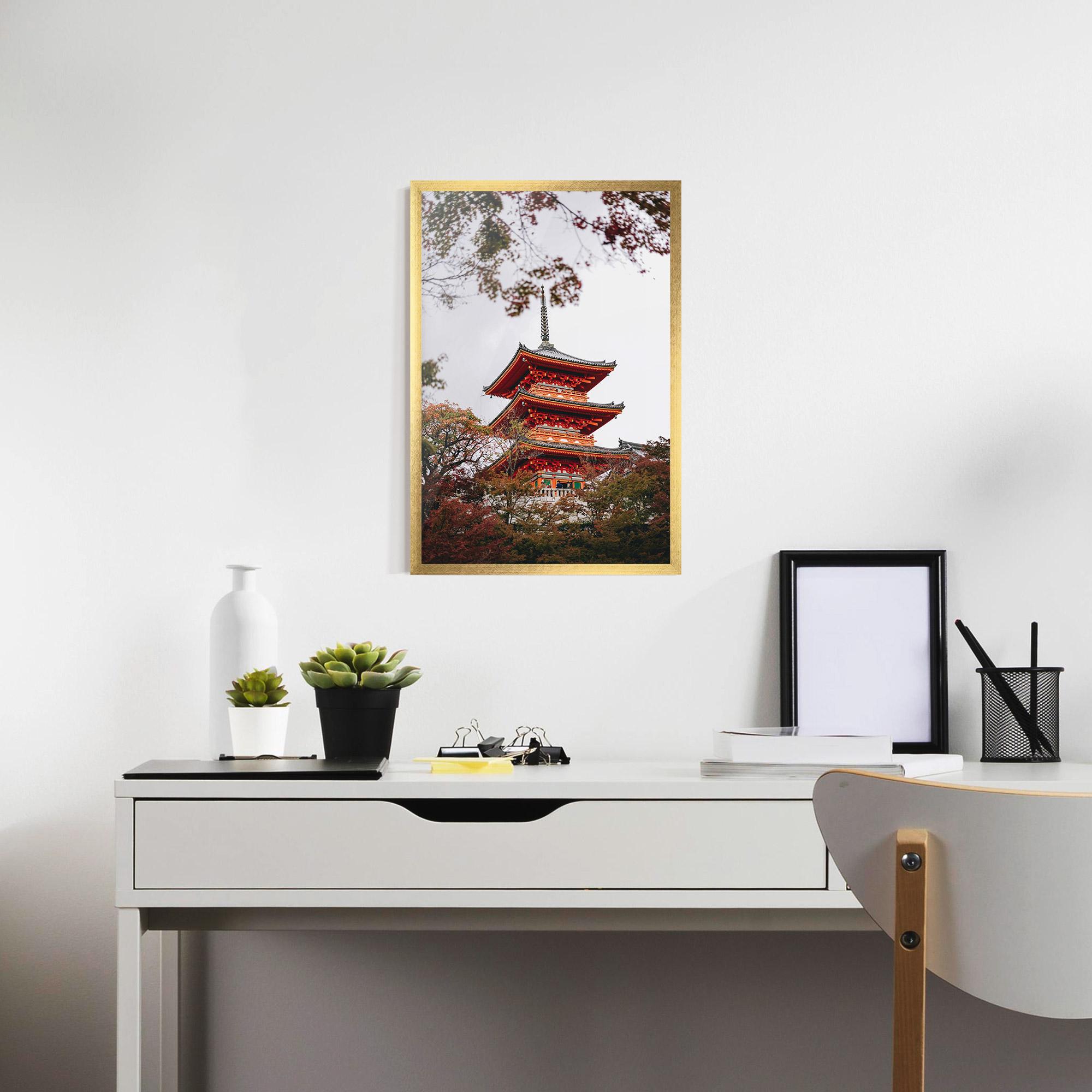 Plakat w Ramie Kiyomizu Dera mockup 7