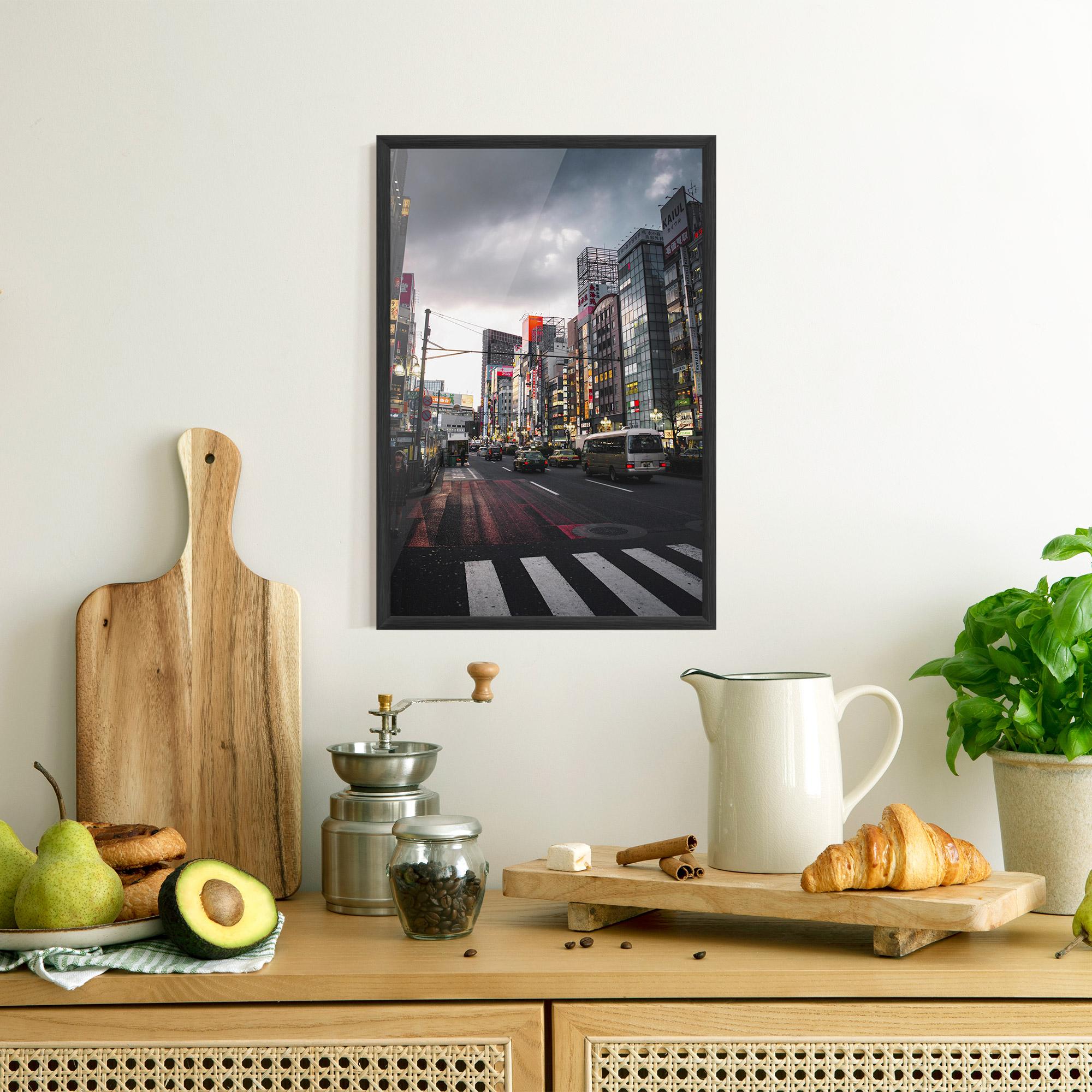 Plakat w Ramie Shinjuku mockup 8