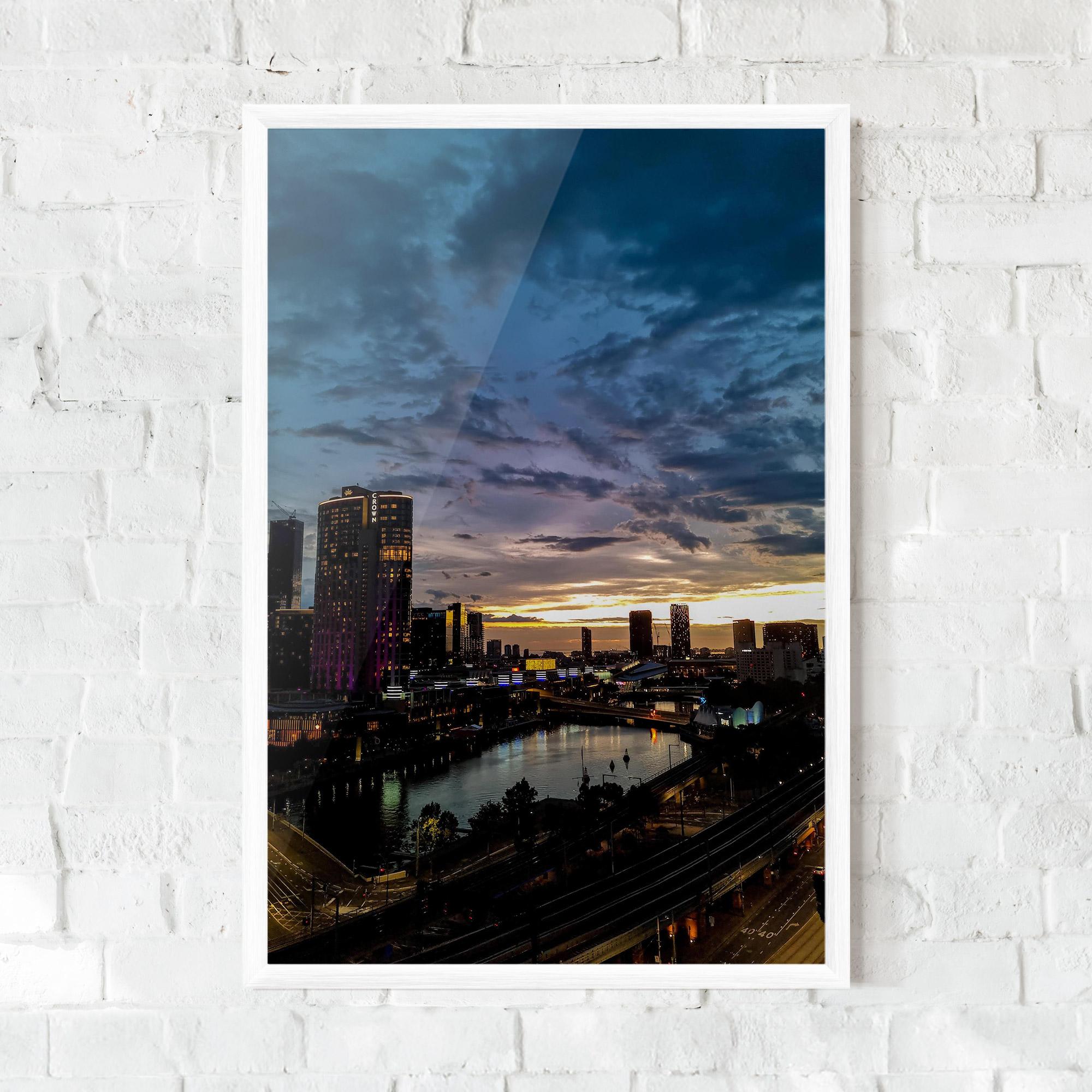 Plakat w Ramie Melbourne mockup 0