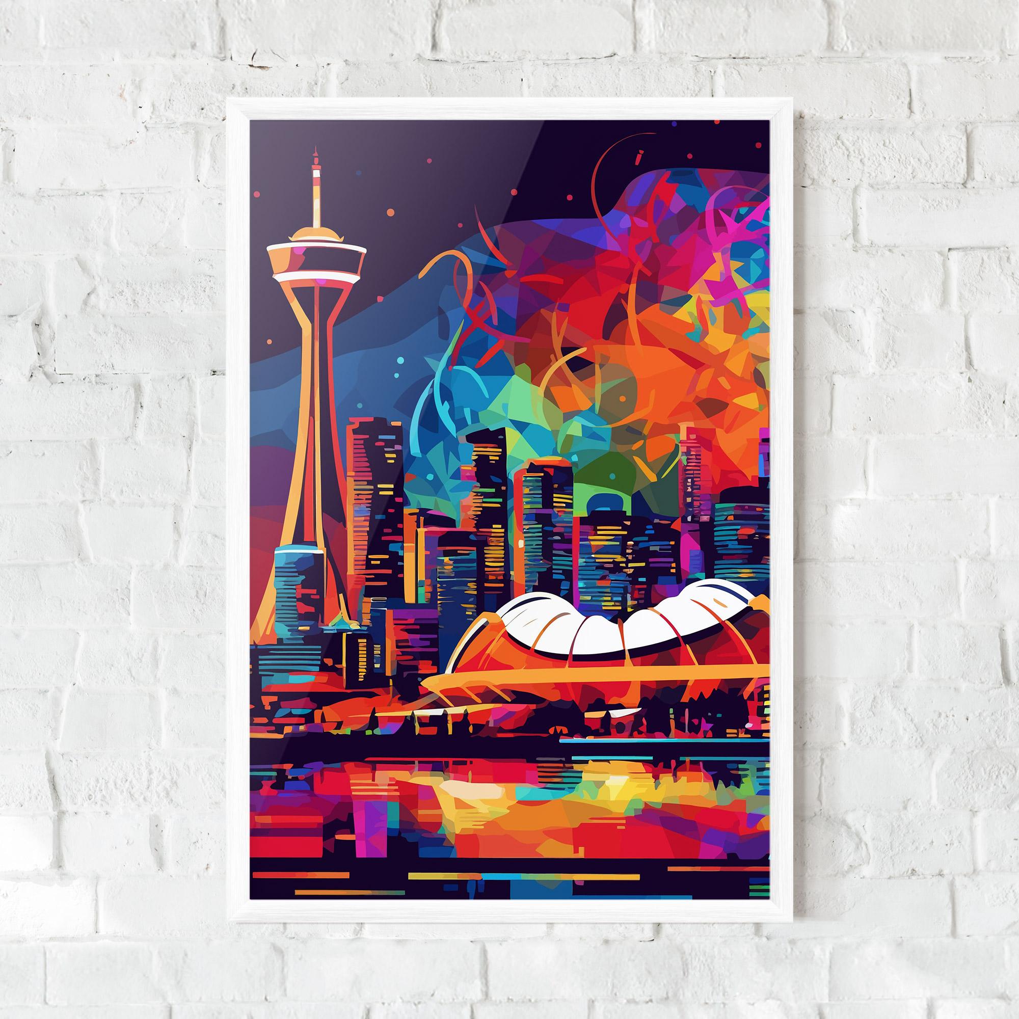 Plakat w Ramie Olympic Stadium Art mockup 0