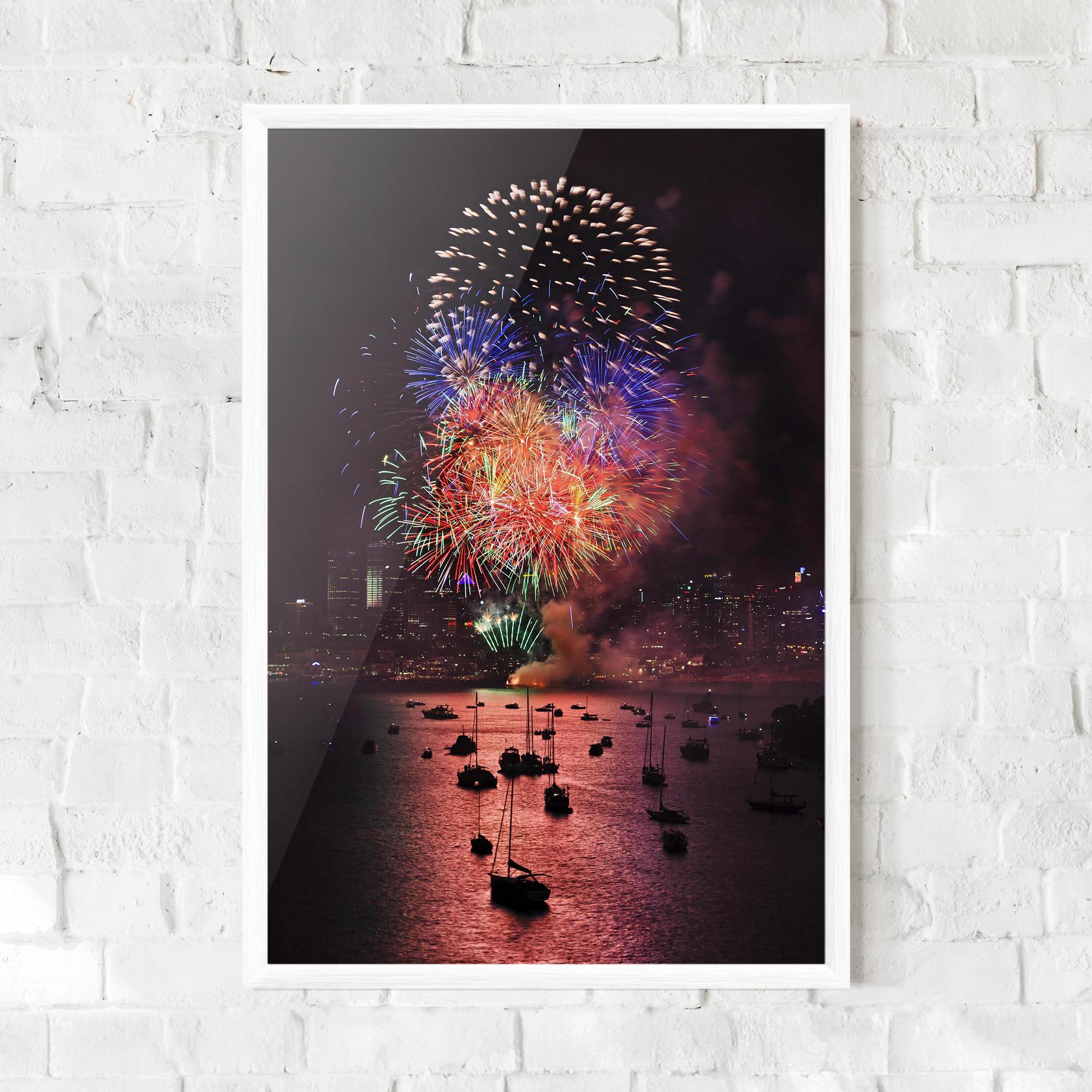 Plakat w Ramie Sydney Firework mockup 0