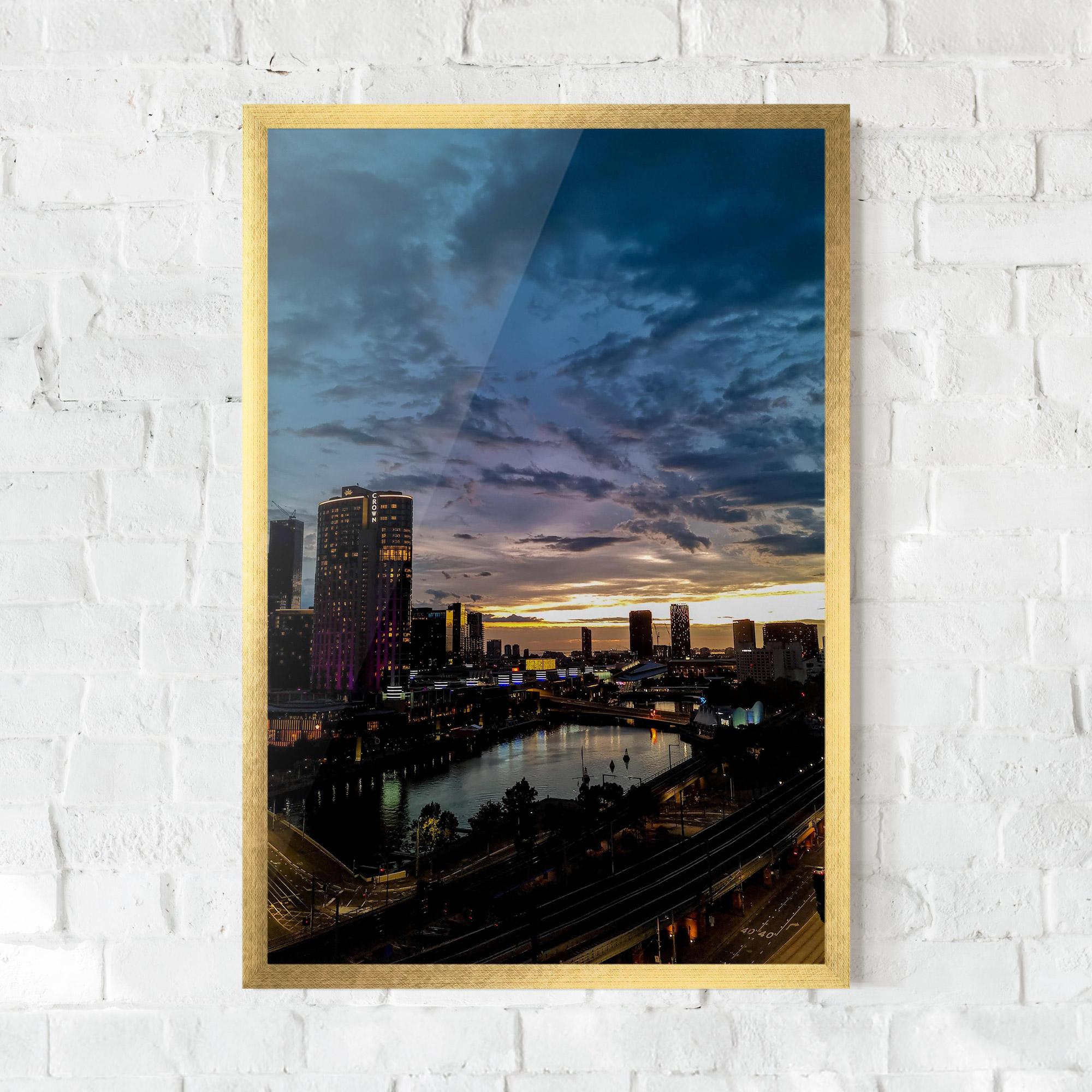 Plakat w Ramie Melbourne mockup 0