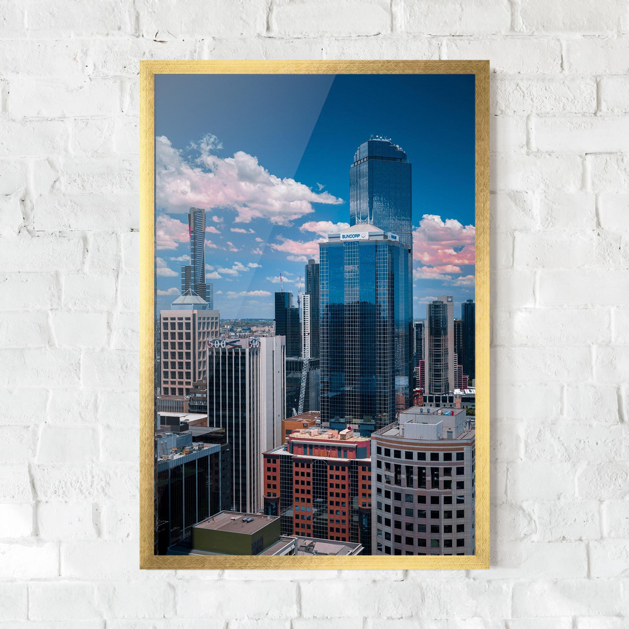 Plakat w Ramie Skyscrapert View mockup 0