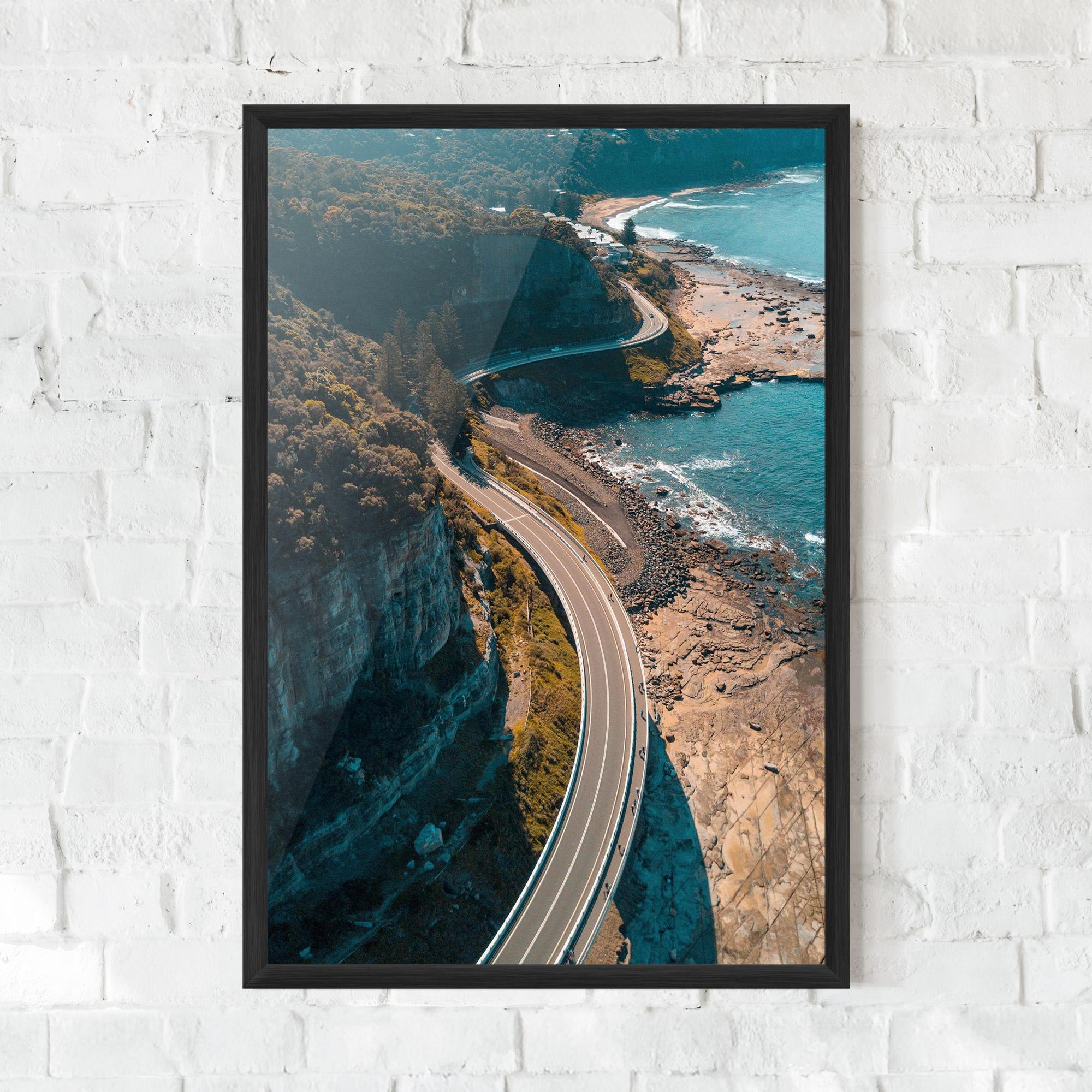 Plakat w Ramie Australia Road mockup 0