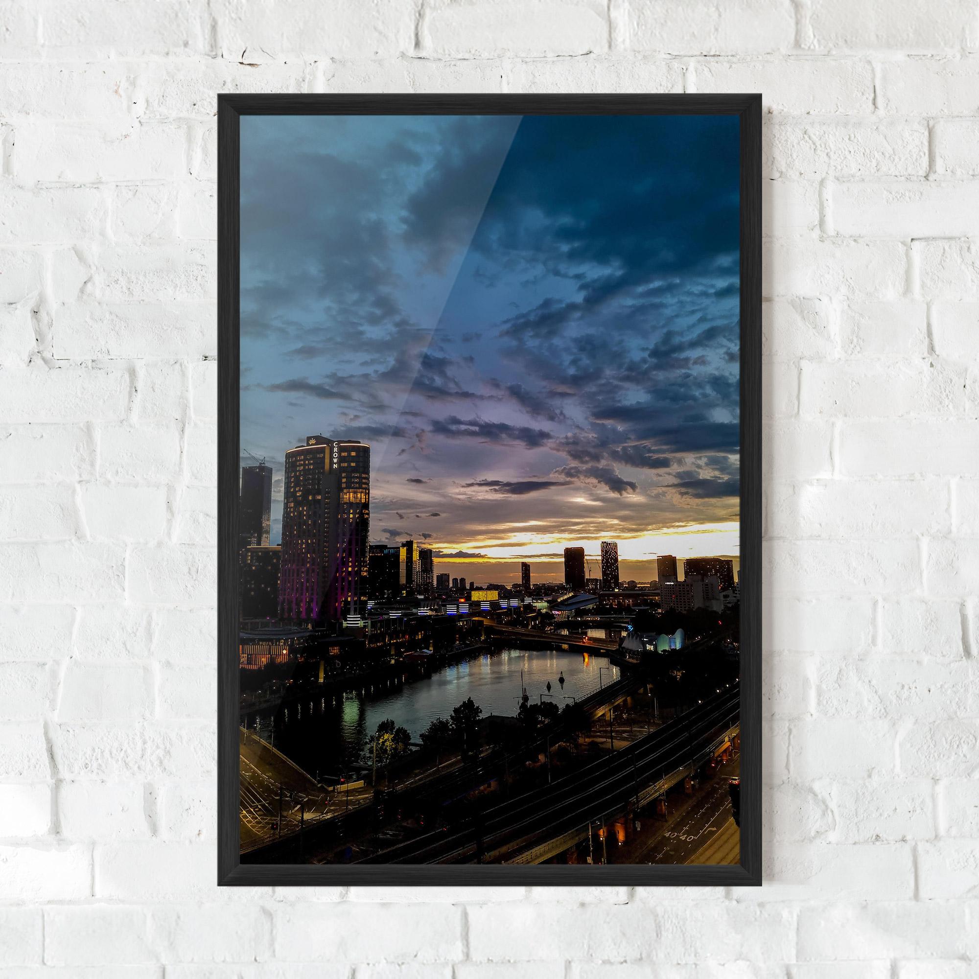 Plakat w Ramie Melbourne mockup 0