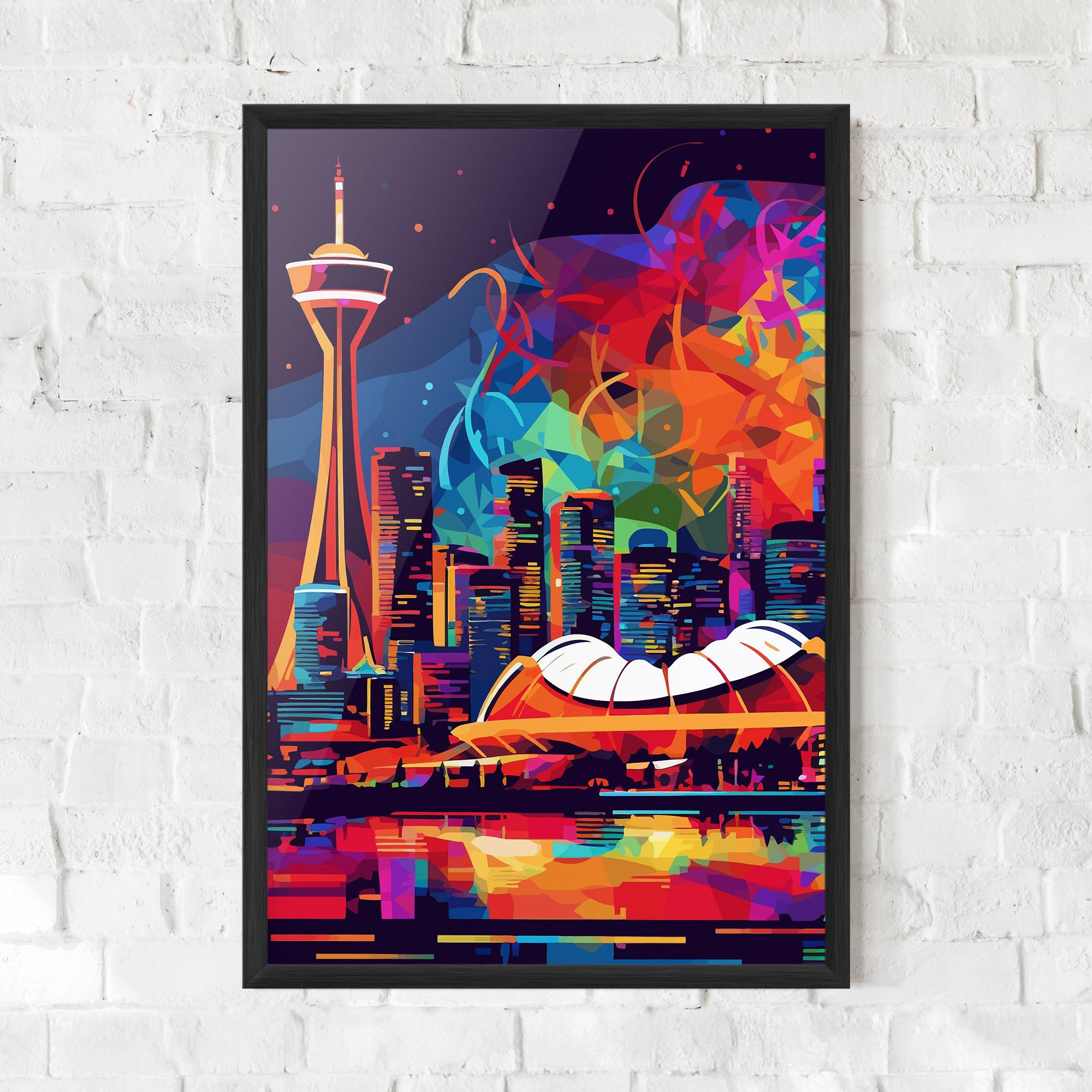 Plakat w Ramie Olympic Stadium Art mockup 0