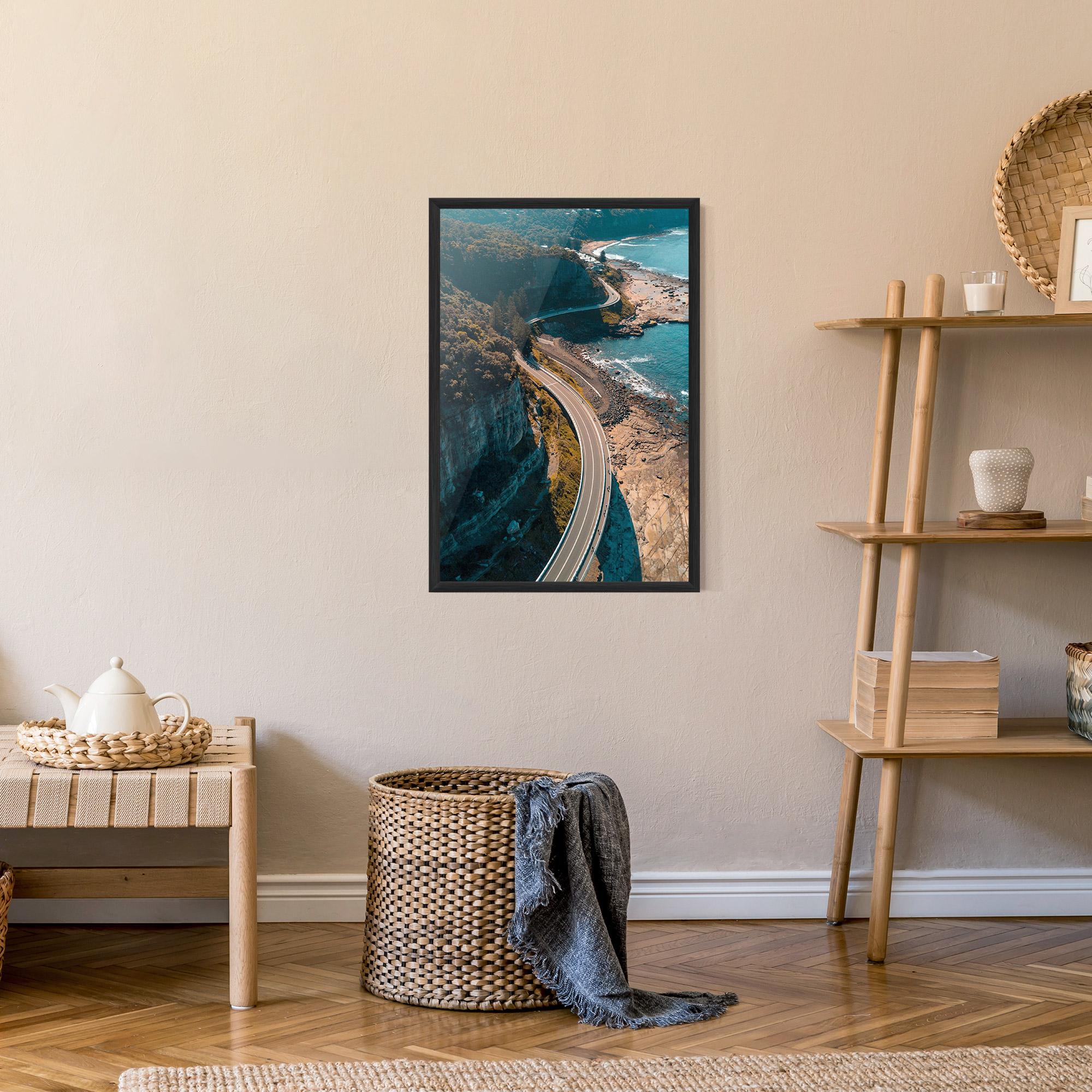 Plakat w Ramie Australia Road mockup 9