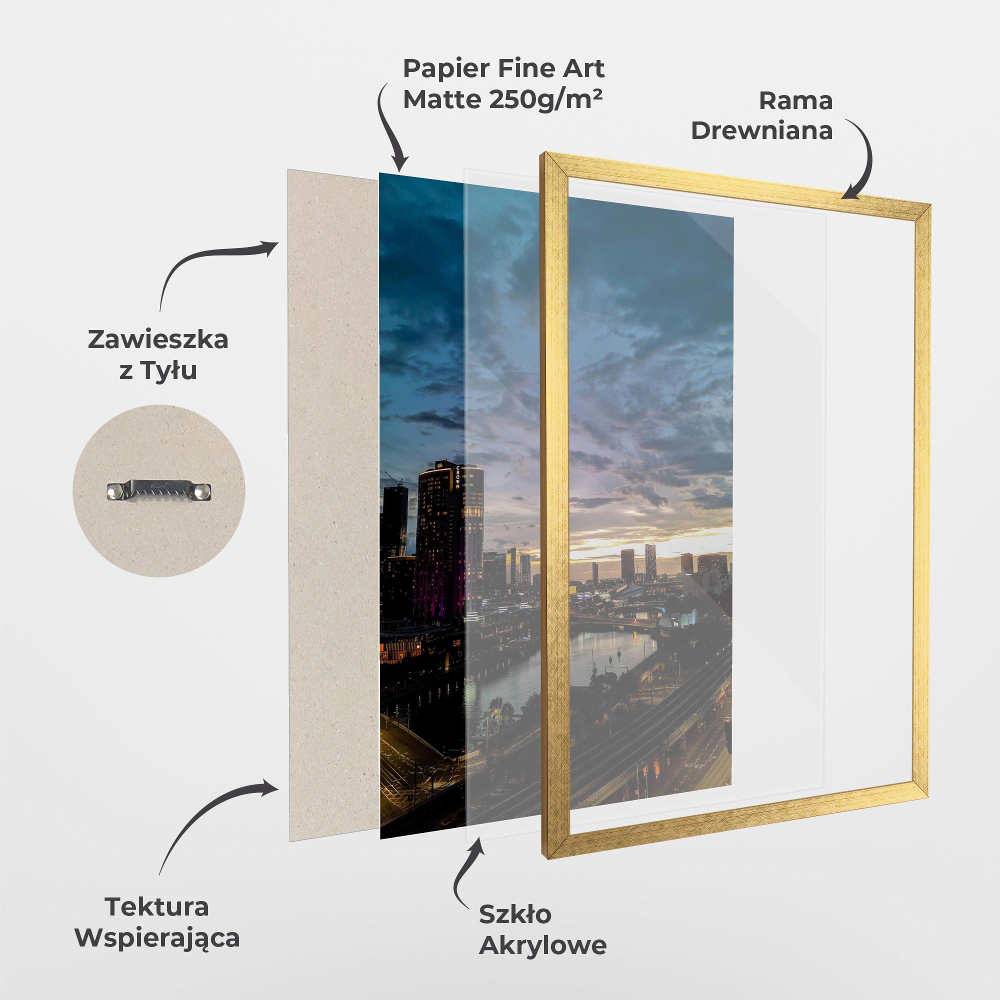 Plakat w Ramie Melbourne mockup 1