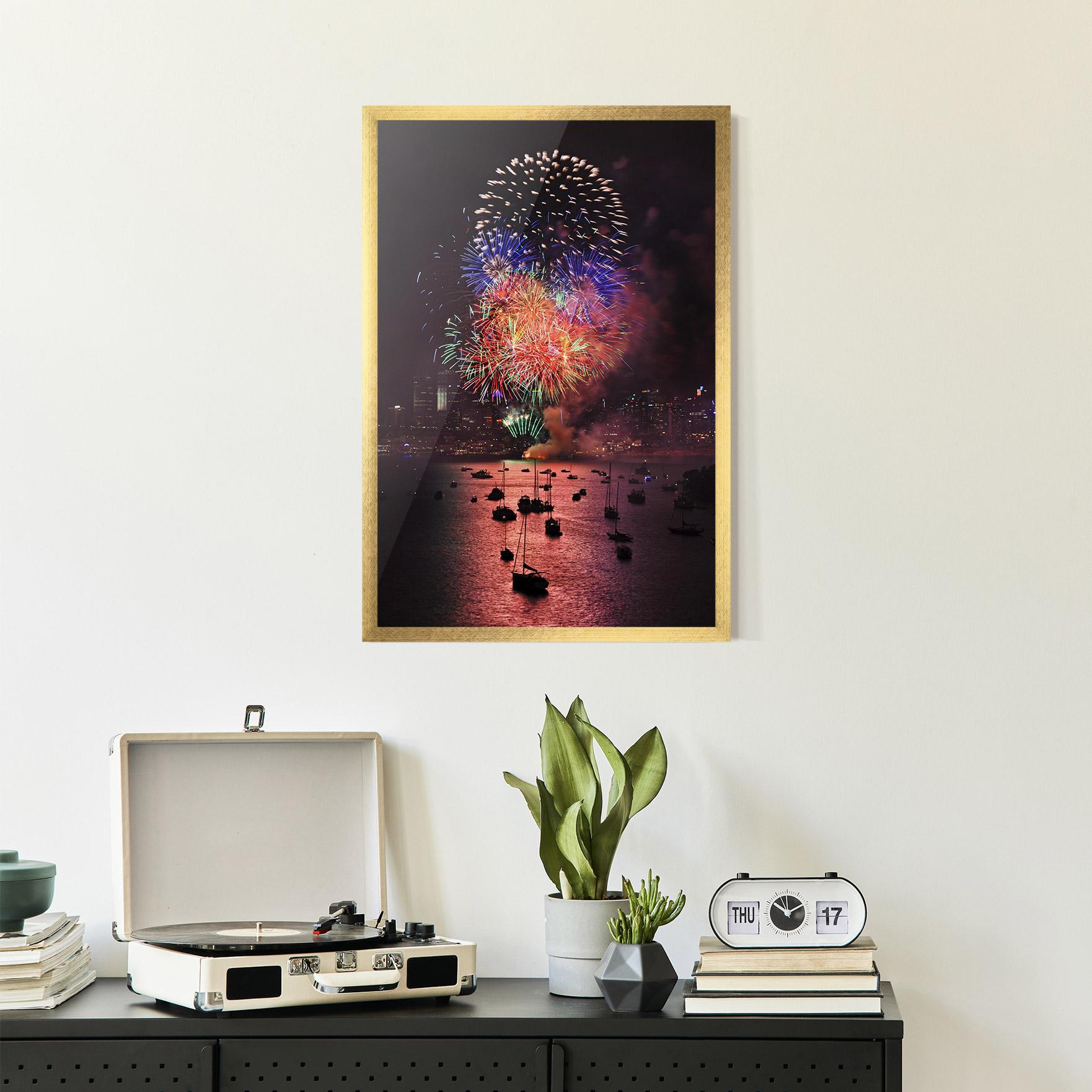 Plakat w Ramie Sydney Firework mockup 2