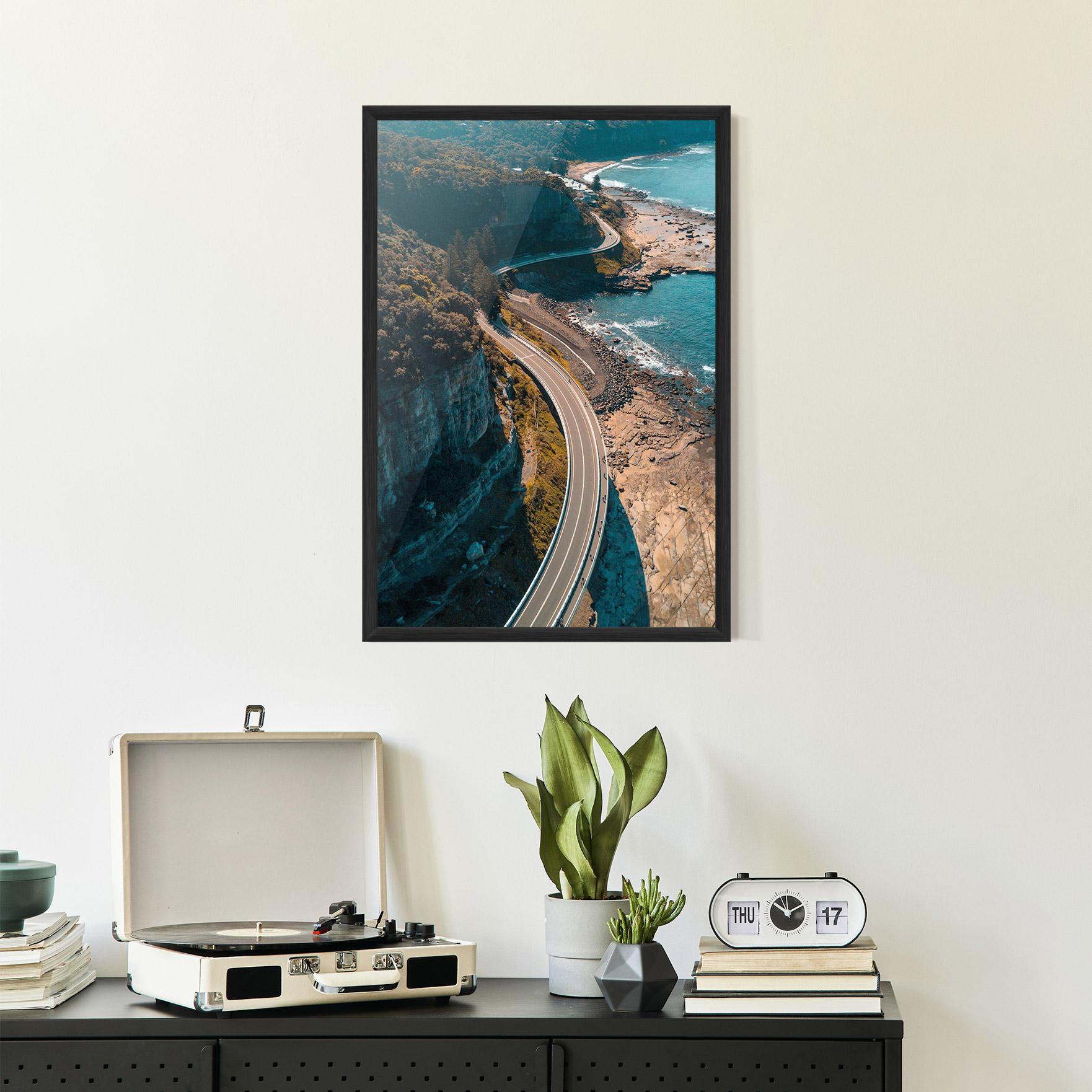 Plakat w Ramie Australia Road mockup 2