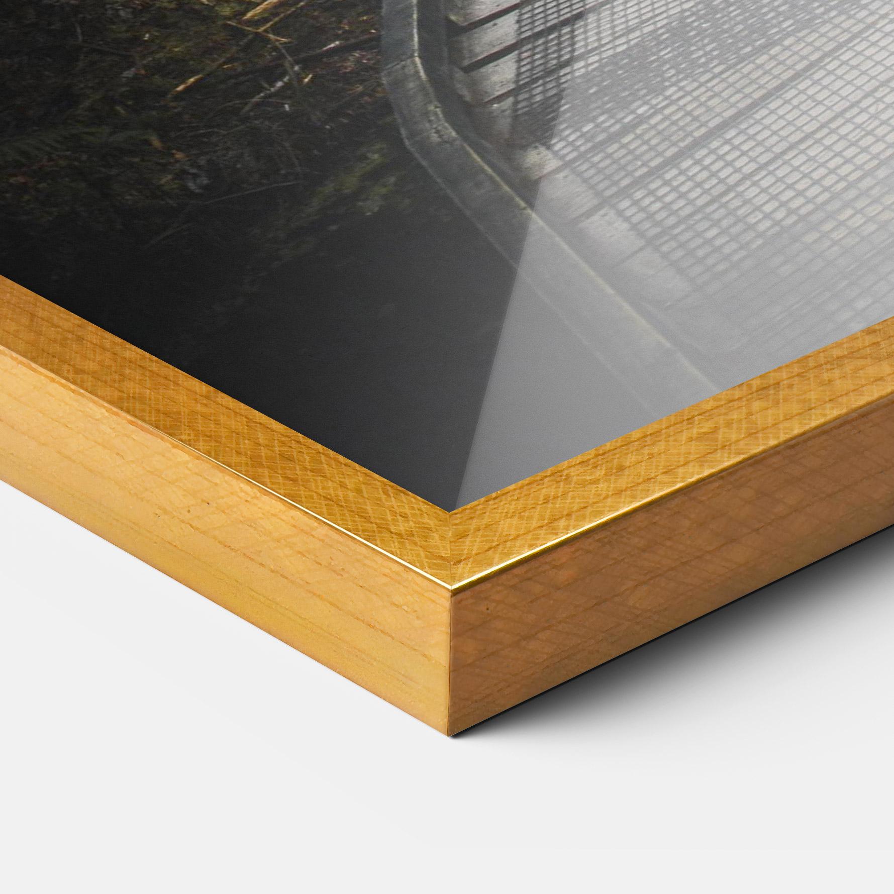 Plakat w Ramie Forest Path View mockup 3