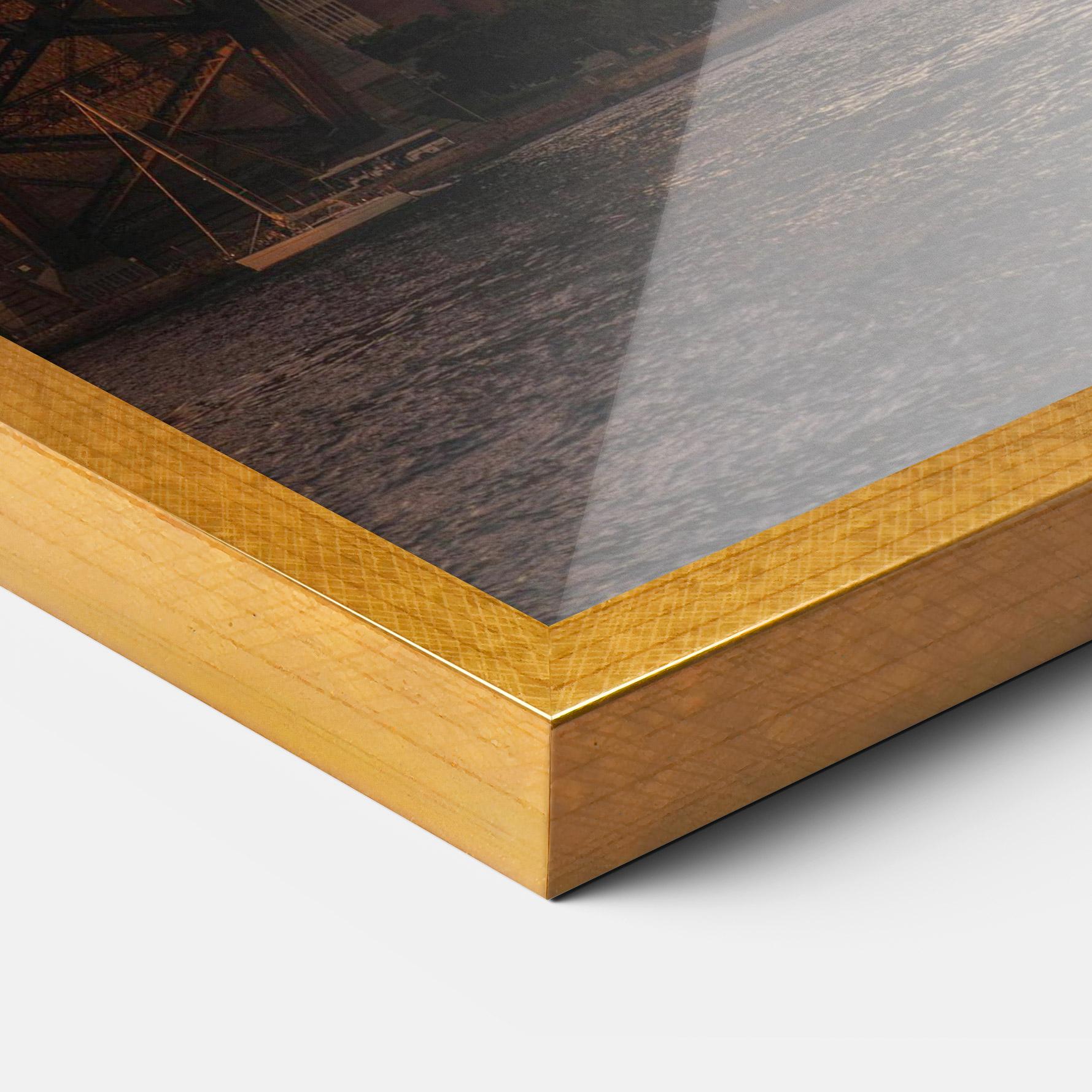 Plakat w Ramie Sunset Harbour Bridge mockup 3