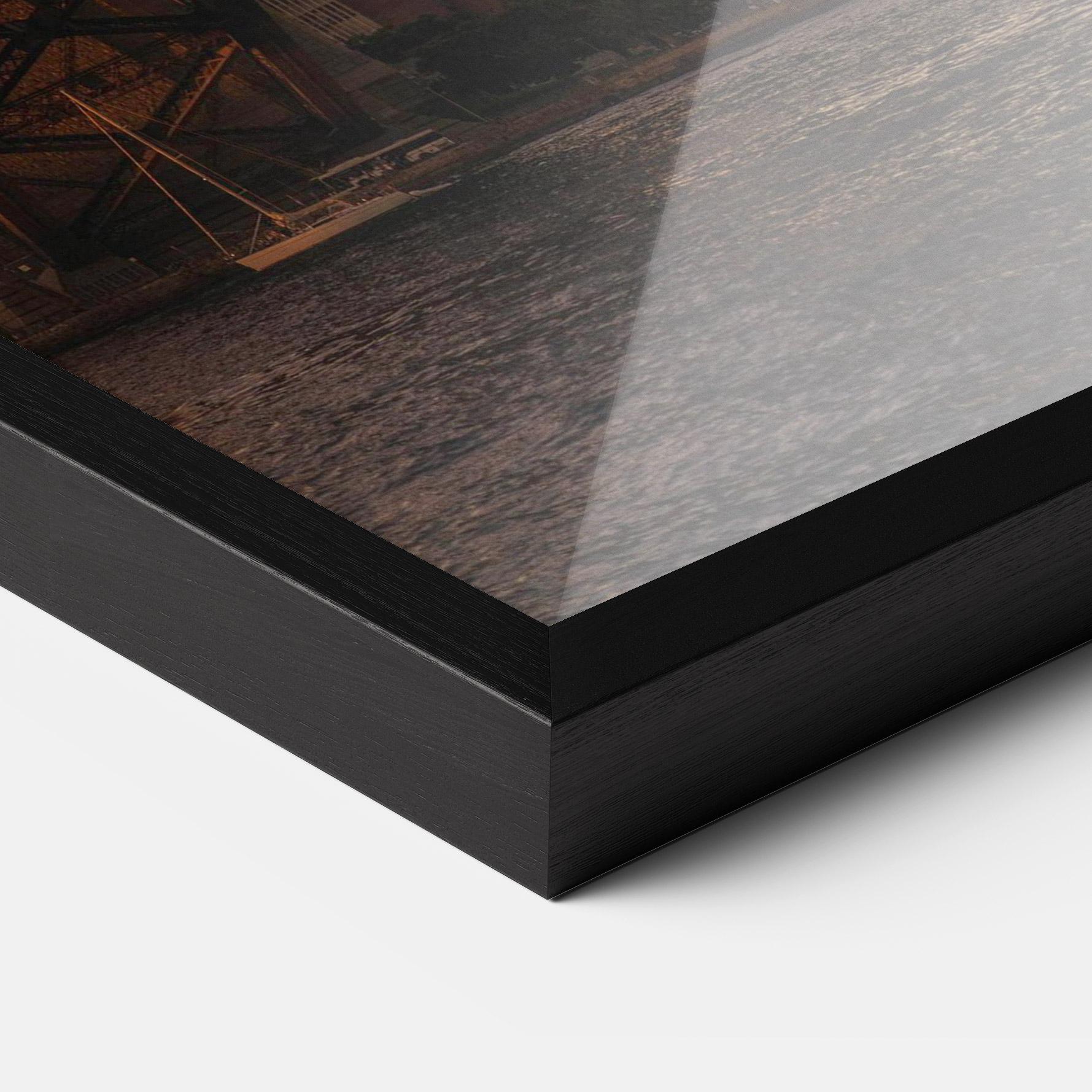 Plakat w Ramie Sunset Harbour Bridge mockup 3