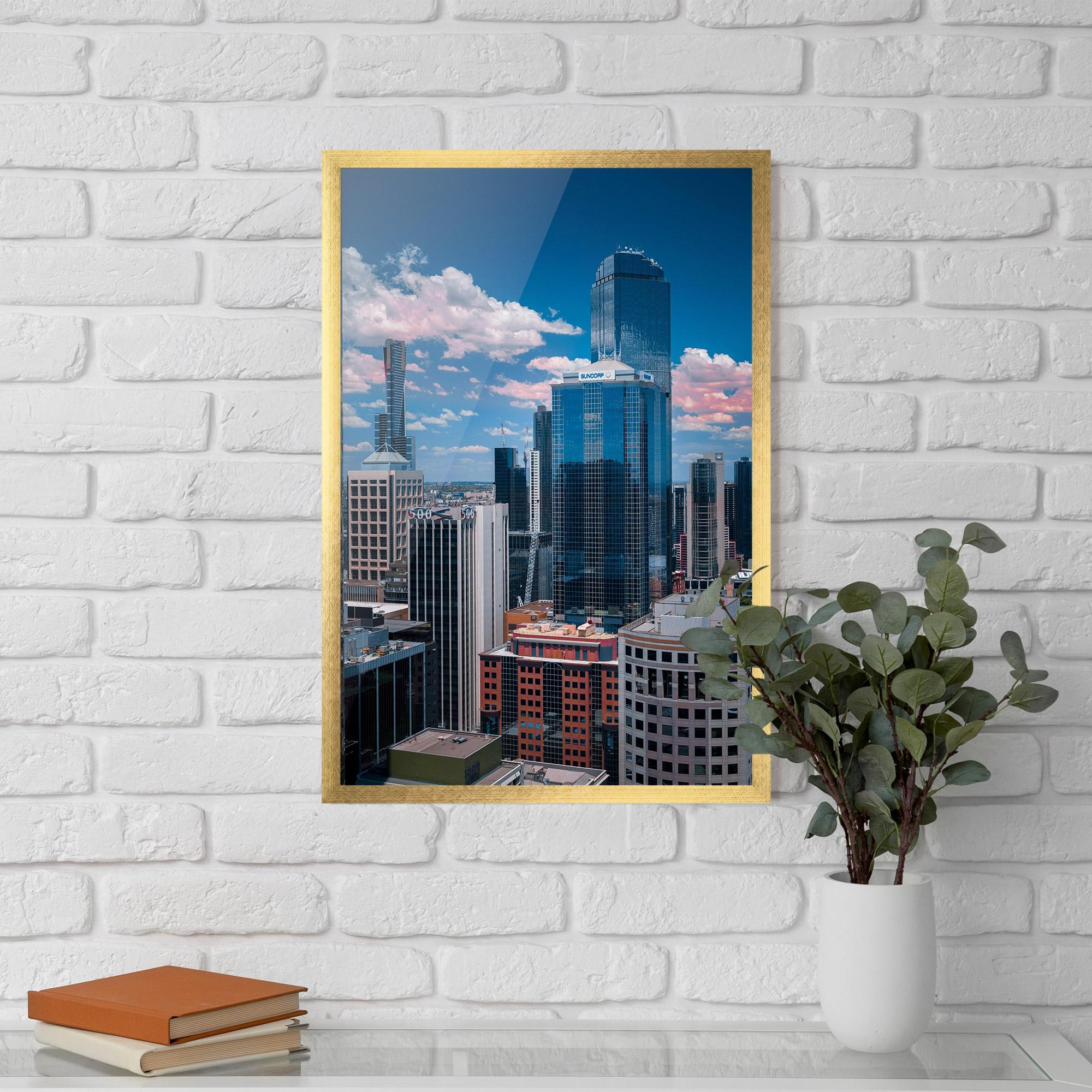 Plakat w Ramie Skyscrapert View mockup 5