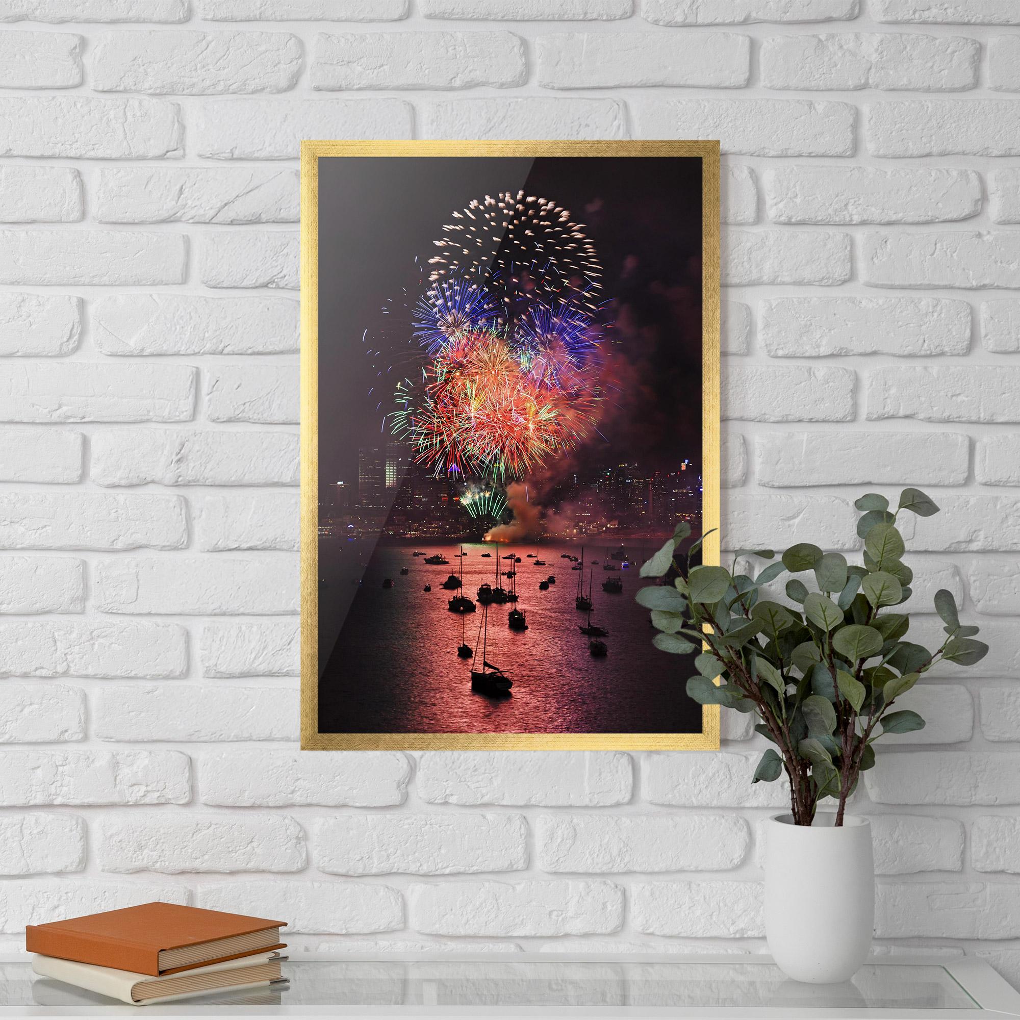 Plakat w Ramie Sydney Firework mockup 5