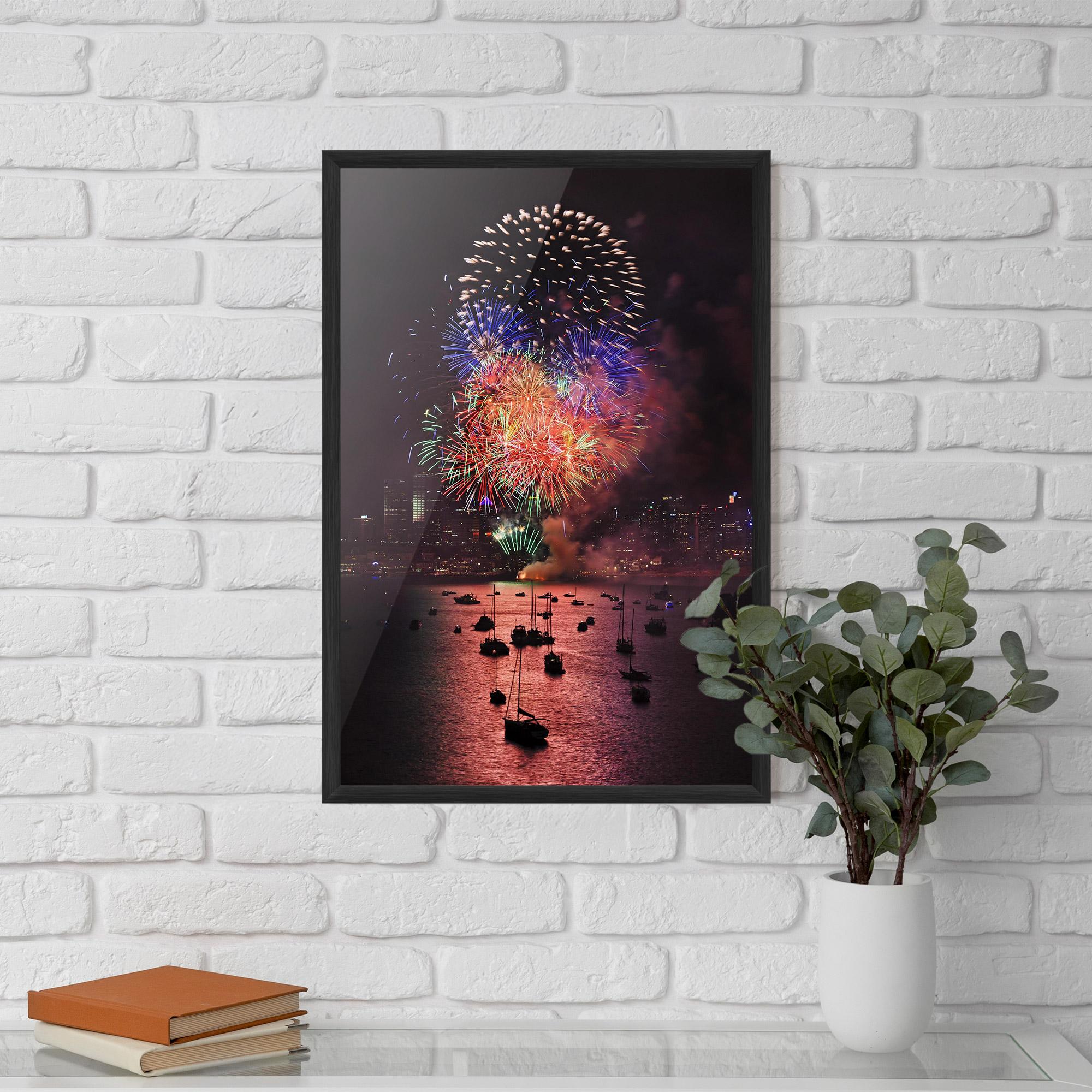 Plakat w Ramie Sydney Firework mockup 5