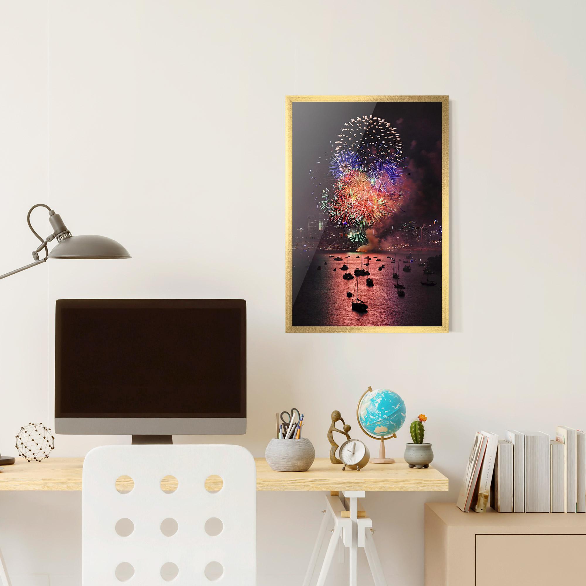 Plakat w Ramie Sydney Firework mockup 6
