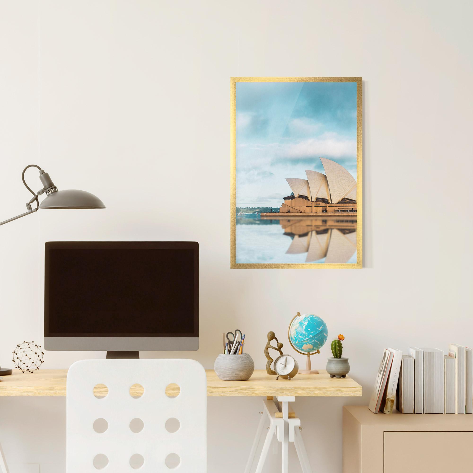 Plakat w Ramie Sydney Water mockup 6